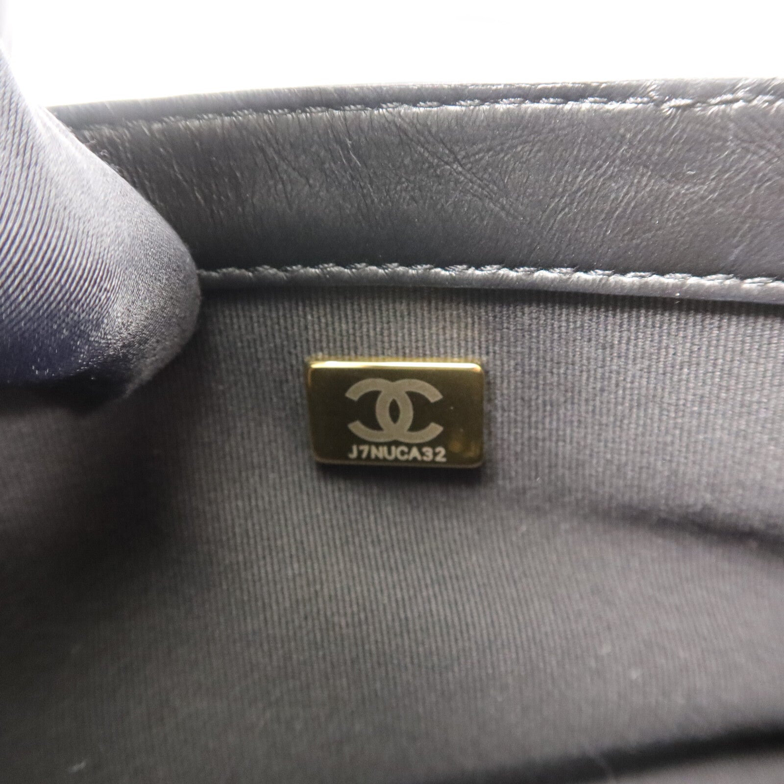 CHANEL 牛皮皮革Mini Flap鏈帶手挽肩背兩用袋