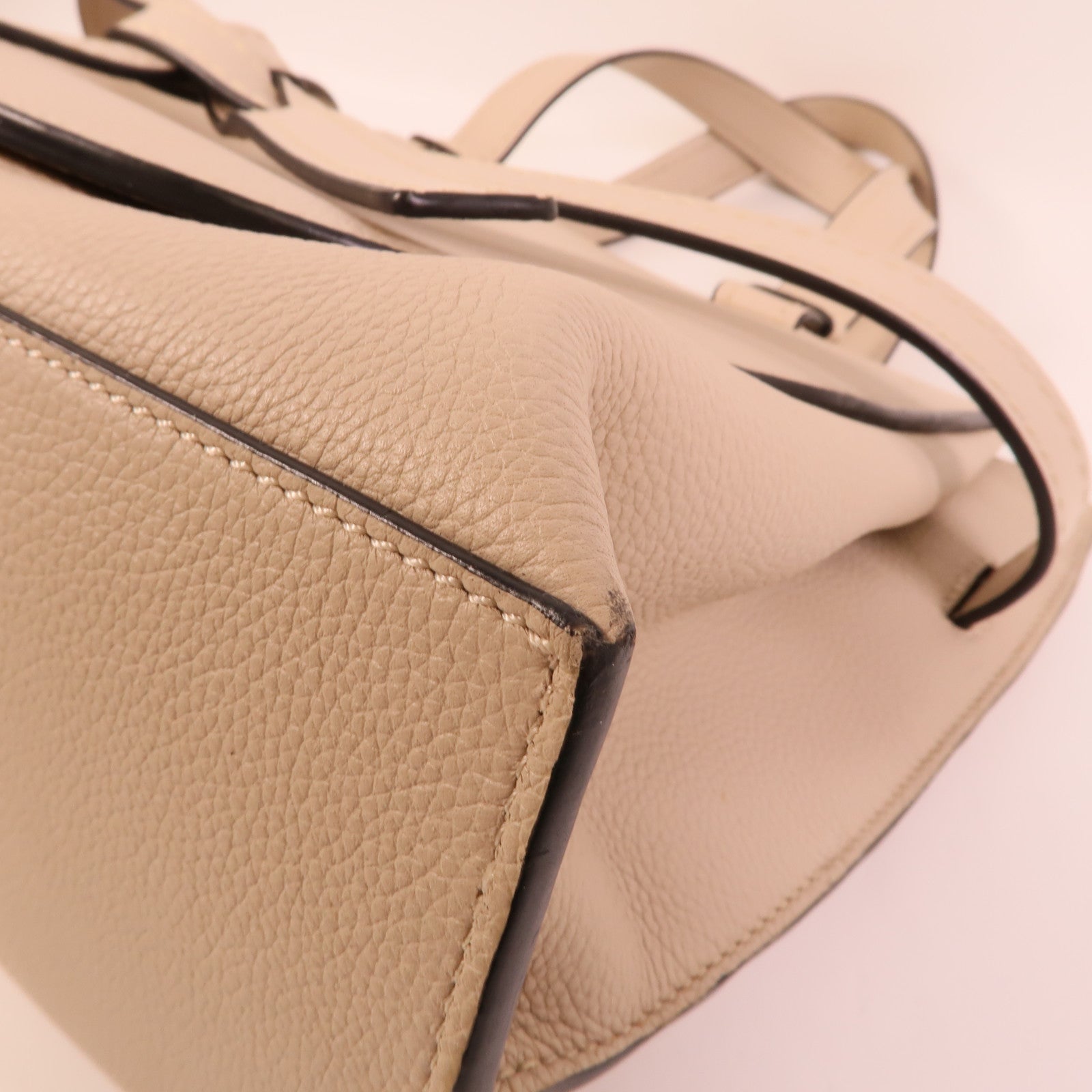 LOEWE 牛皮皮革Gate Top Handle手挽肩背兩用袋