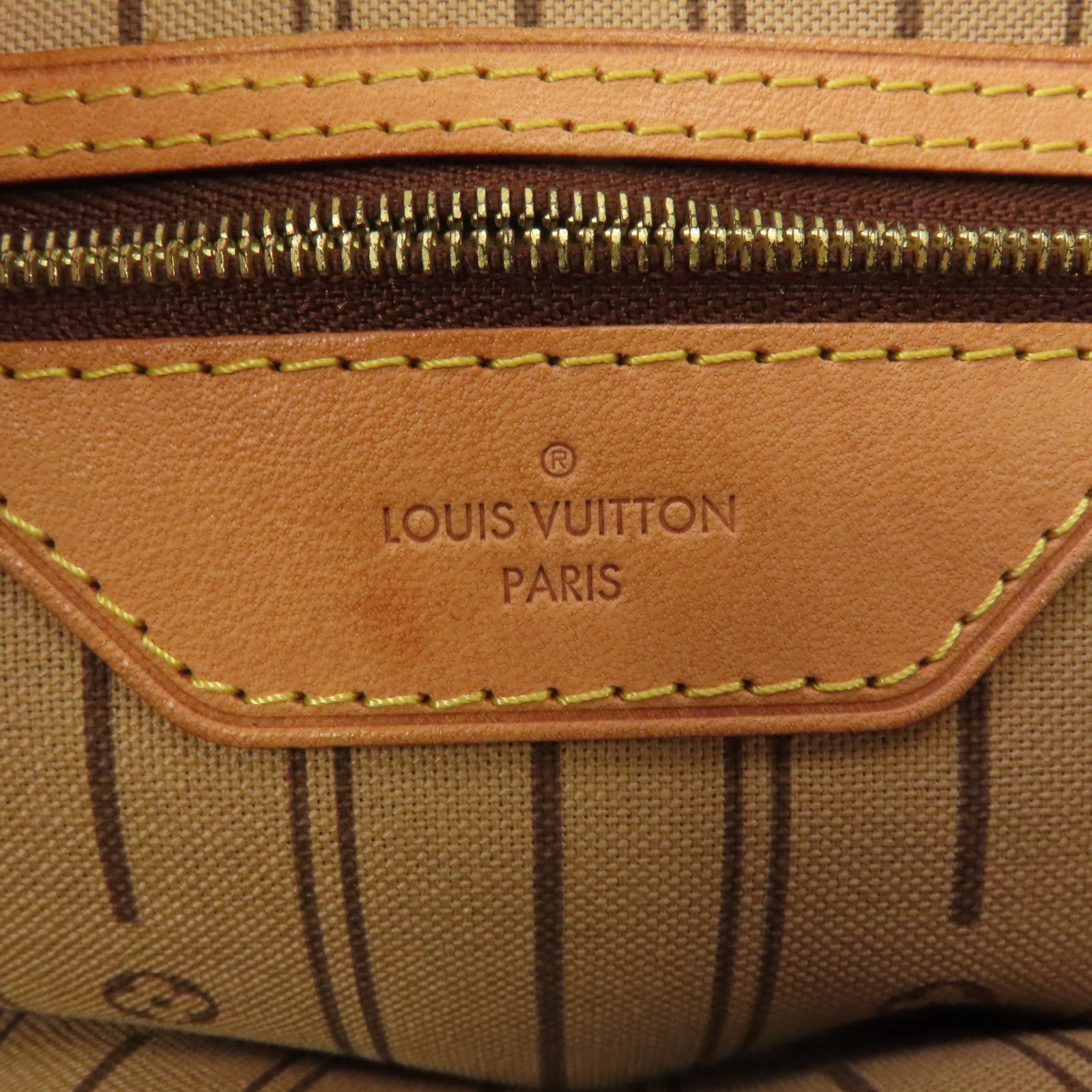 LOUIS VUITTON Monogram Delightful PM金扣肩背袋棕色