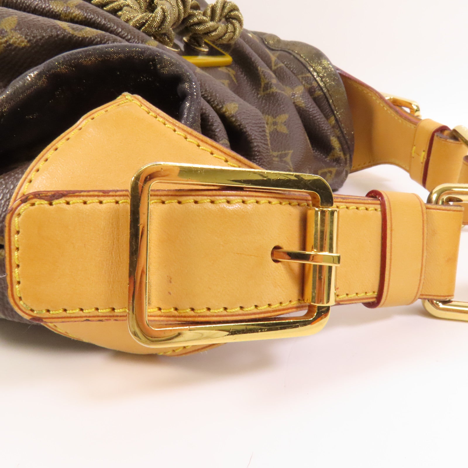 LOUIS VUITTON Monogram Kalahair PM金扣肩背袋