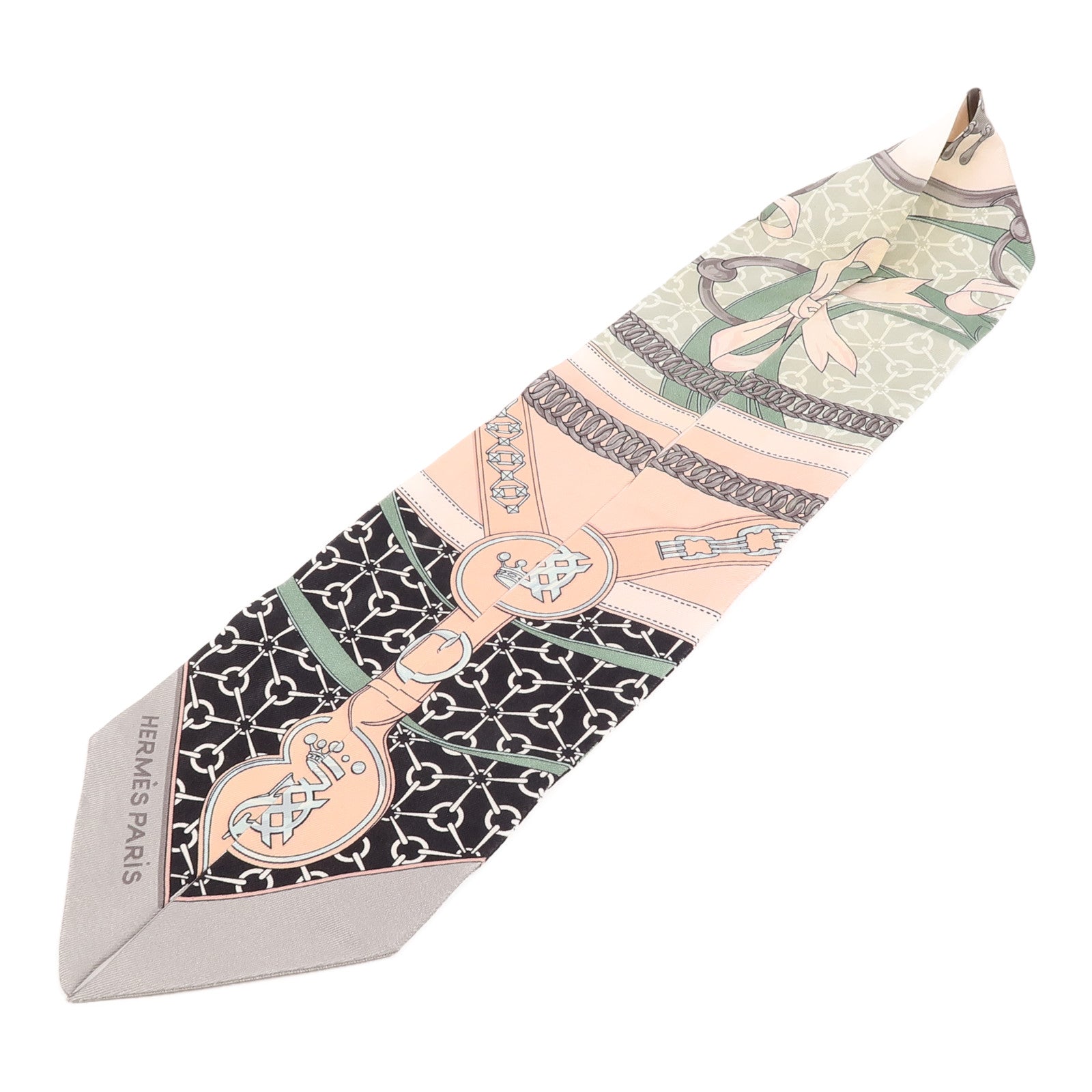 HERMES 絲質Twilly絲巾