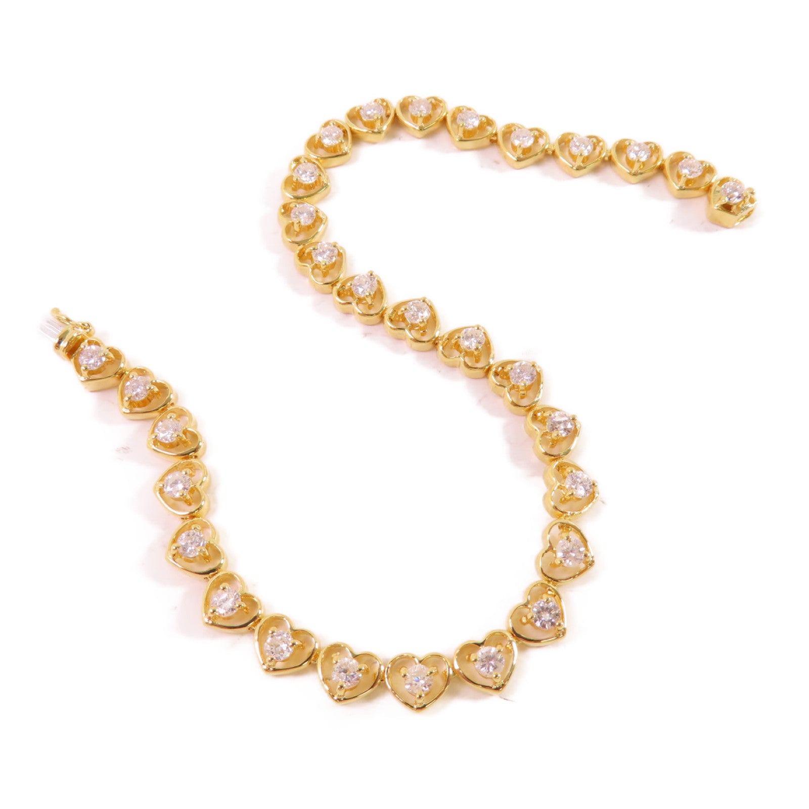 JEWELRY 18K黃金/2.00ct鑽石Diamond Bracelet手鏈