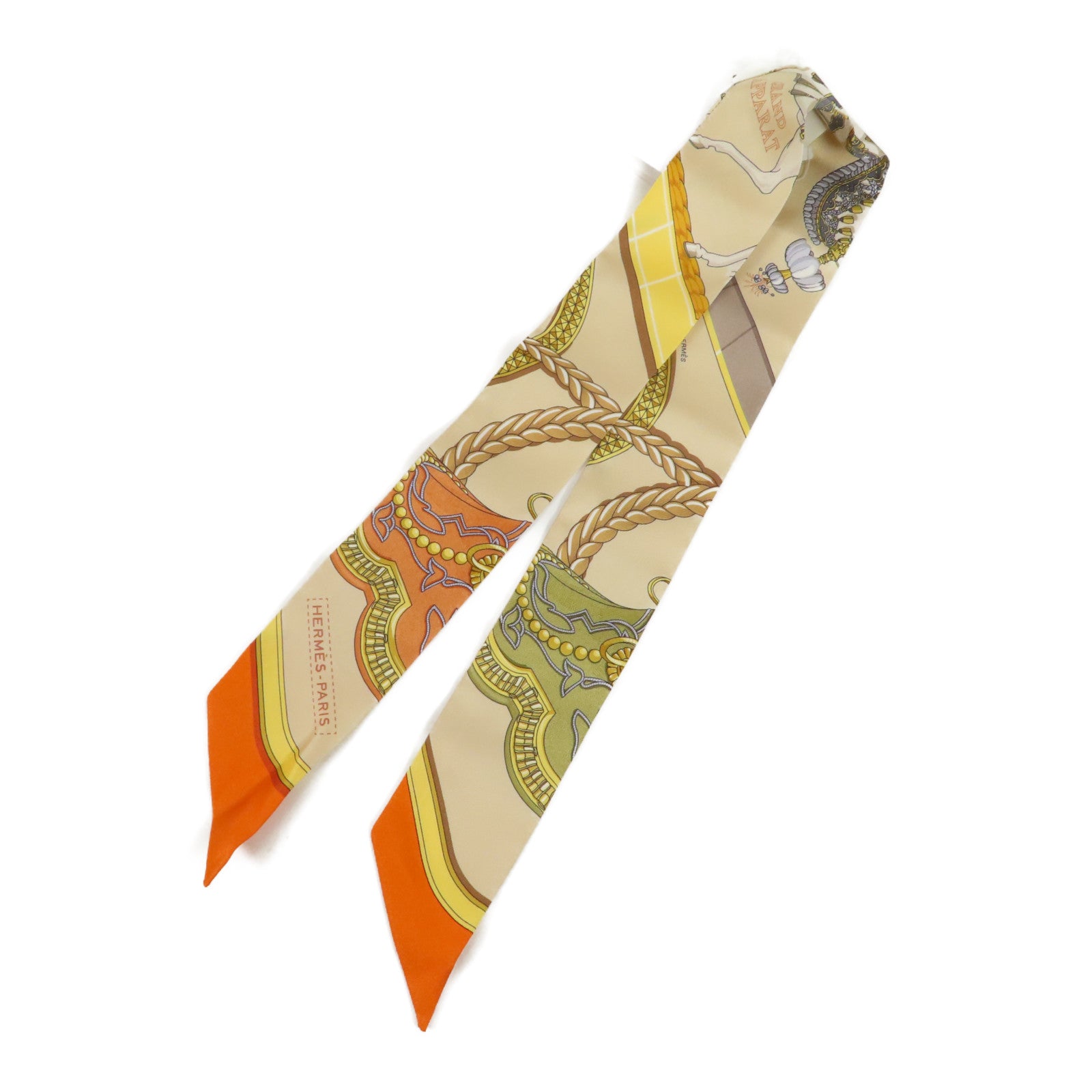 HERMES 絲質Twilly絲巾