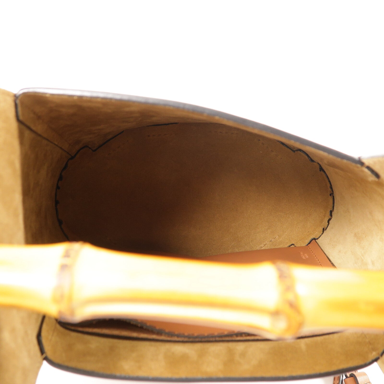 LOEWE 牛皮皮革Bamboo Bucket Bag手挽肩背兩用袋