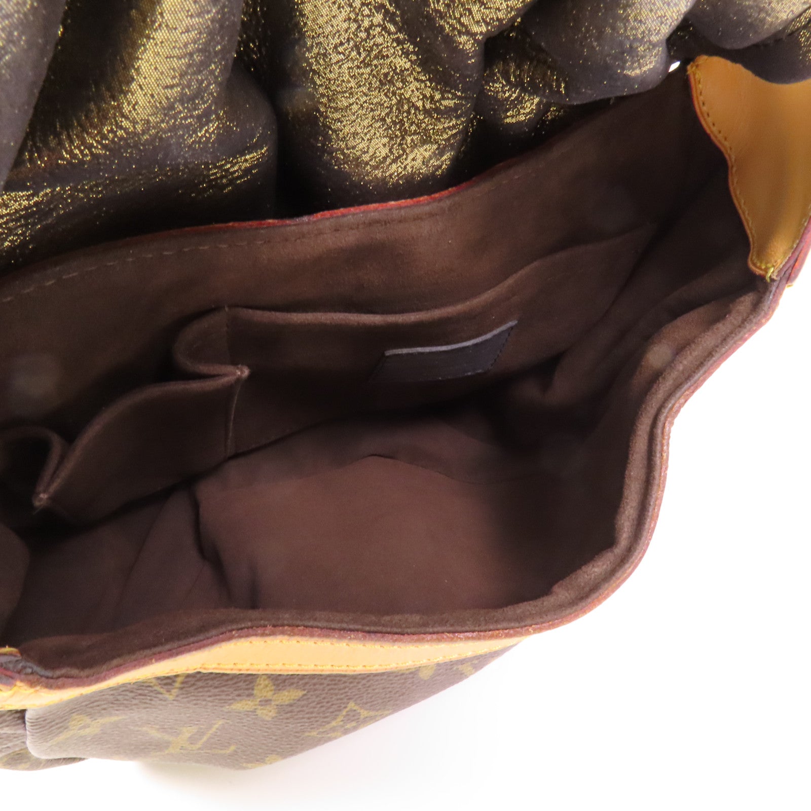 LOUIS VUITTON Monogram Kalahair PM金扣肩背袋