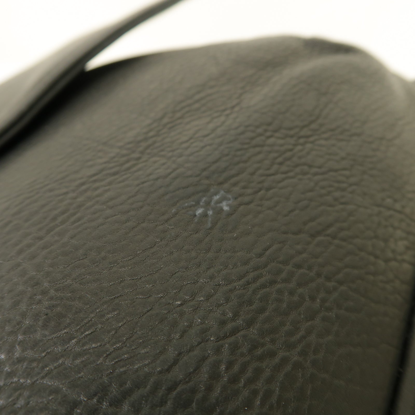 LANVIN 牛皮皮革Chain Shoulder Bag金扣鏈帶肩背袋黒色
