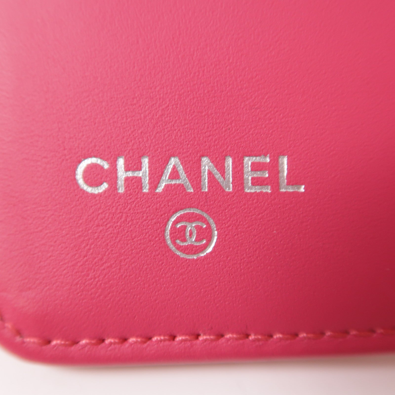 CHANEL 【激減優惠】漆皮皮革Long Wallet銀扣長錢包