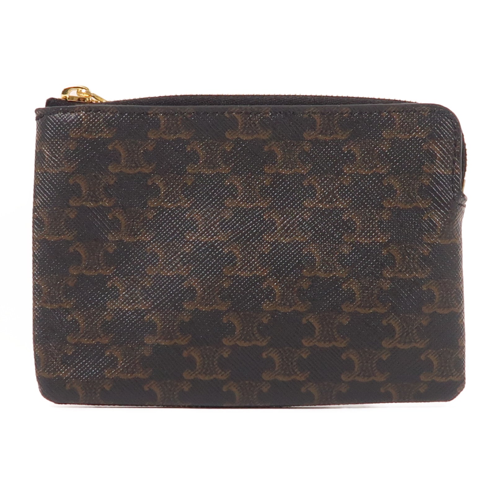 CELINE 塗層帆布Coin Case金扣零錢包