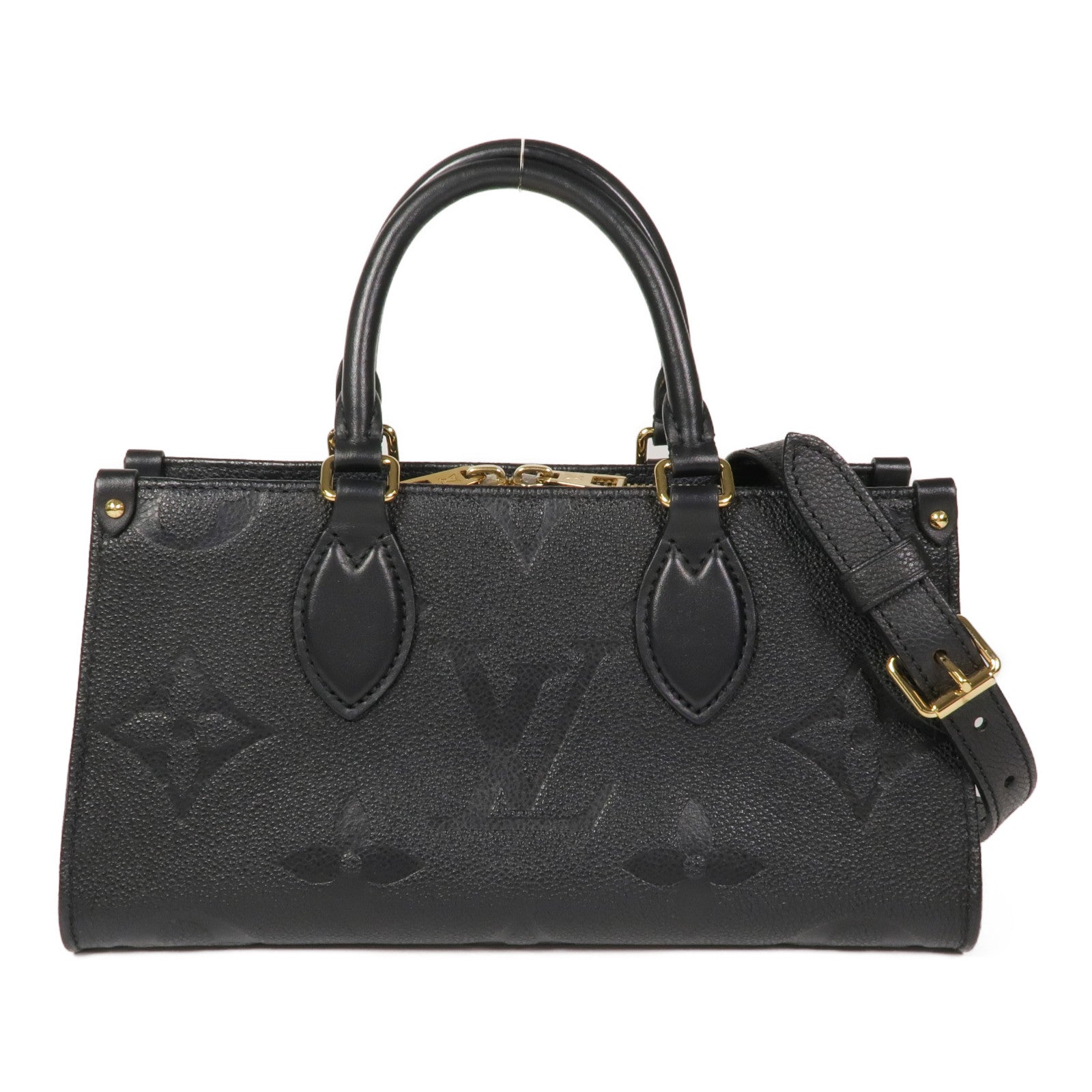 LOUIS VUITTON Monogram Empreinte On The Go East West金扣手挽肩背兩用袋