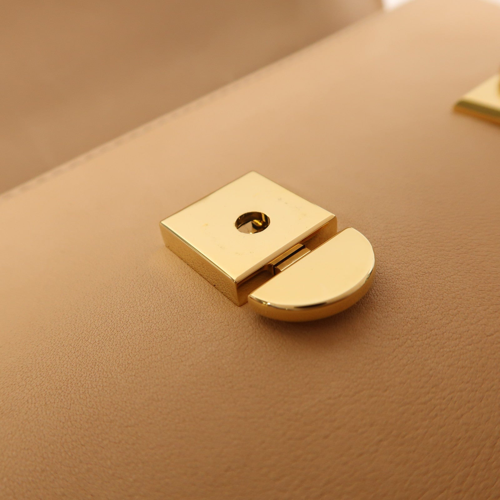 Delvaux 【激減優惠】牛皮皮革Tempete MM金扣手挽肩背兩用袋