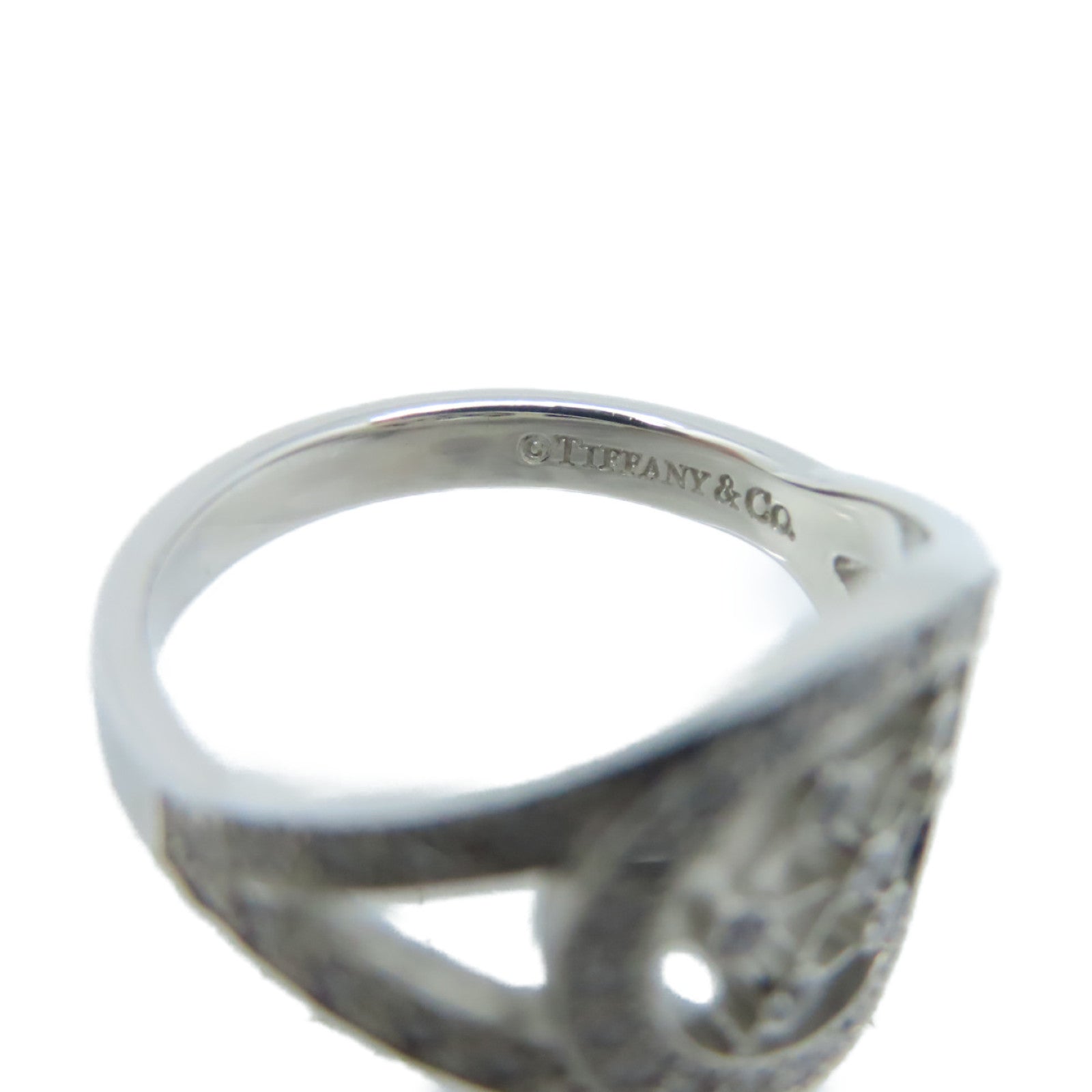 TIFFANY＆CO **【激減優惠】PT950鉑金/鑽石Diamond Ring戒指US#5