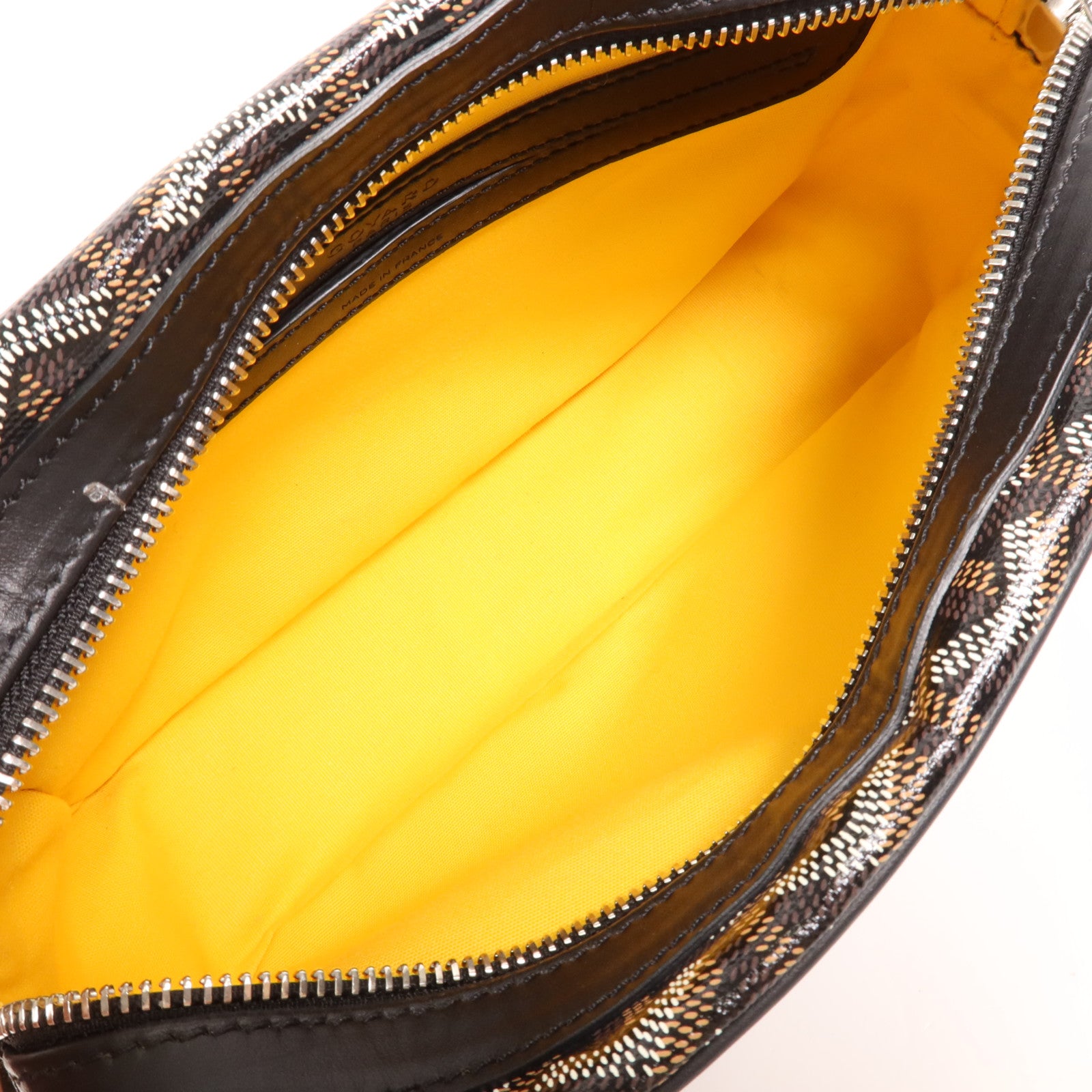 GOYARD 塗層帆布Sac Cap Vert銀扣肩背袋