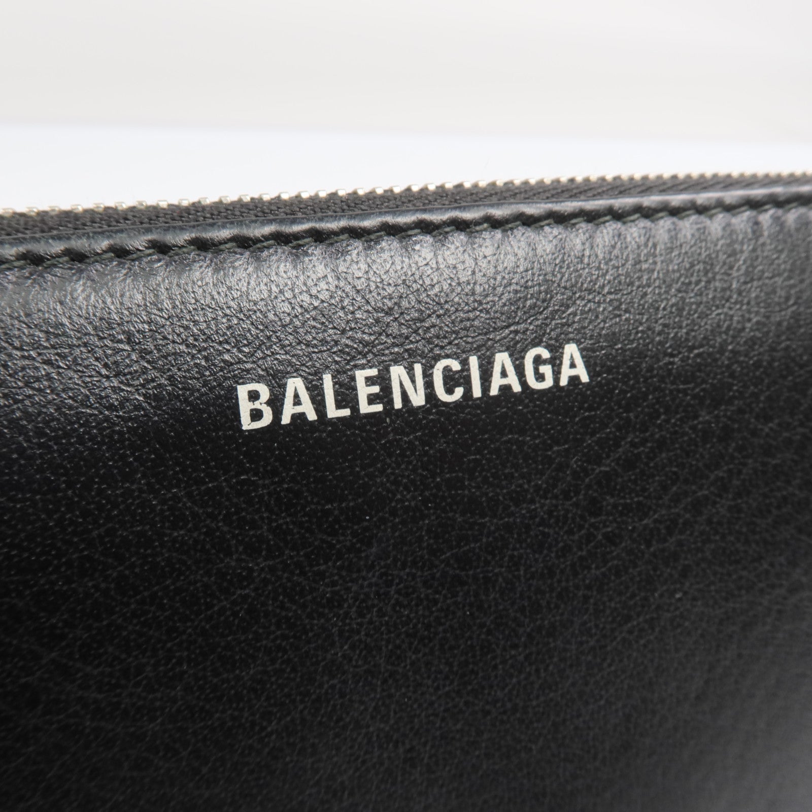 BALENCIAGA 牛皮皮革Long Wallet銀扣長錢包