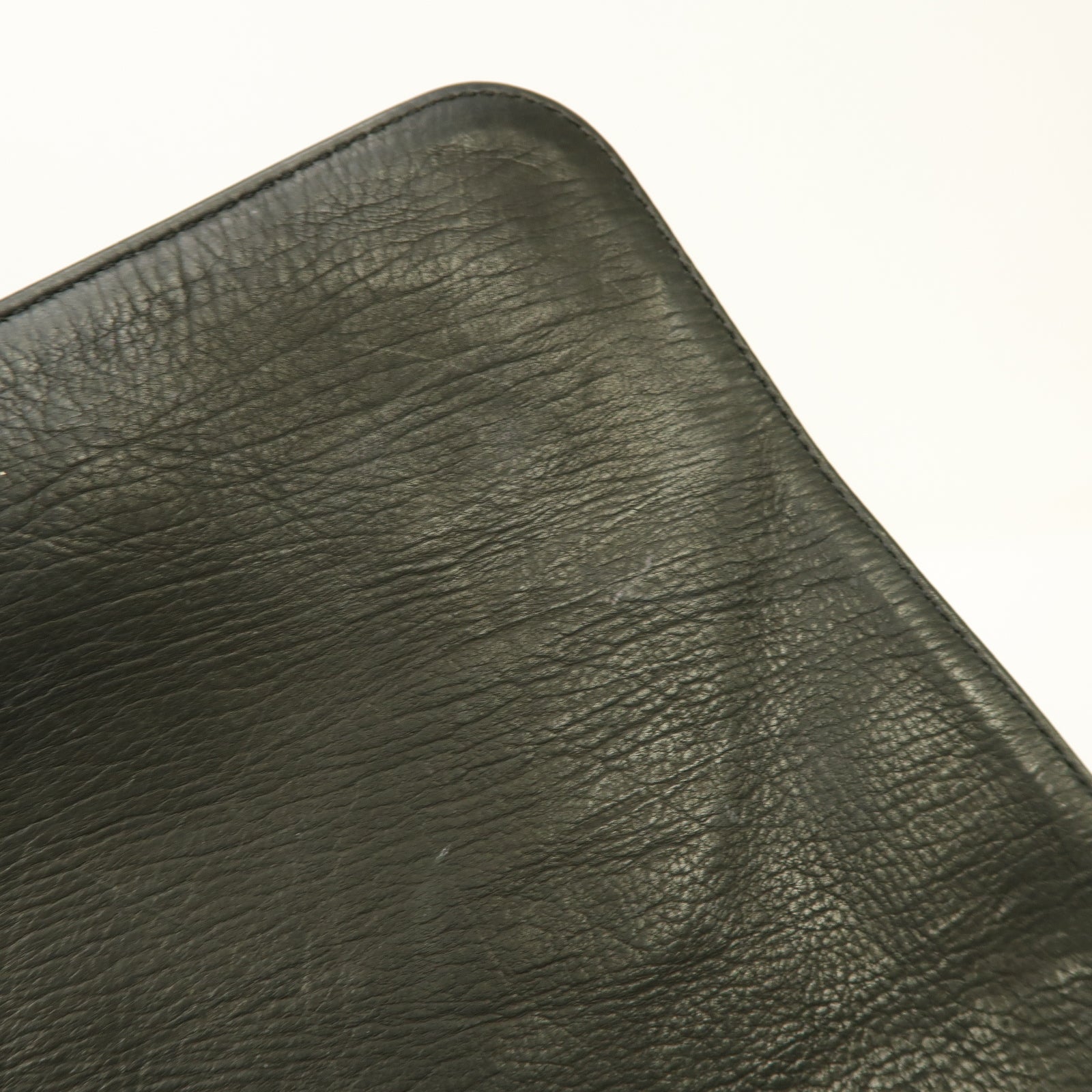LANVIN 牛皮皮革Chain Shoulder Bag金扣鏈帶肩背袋黒色