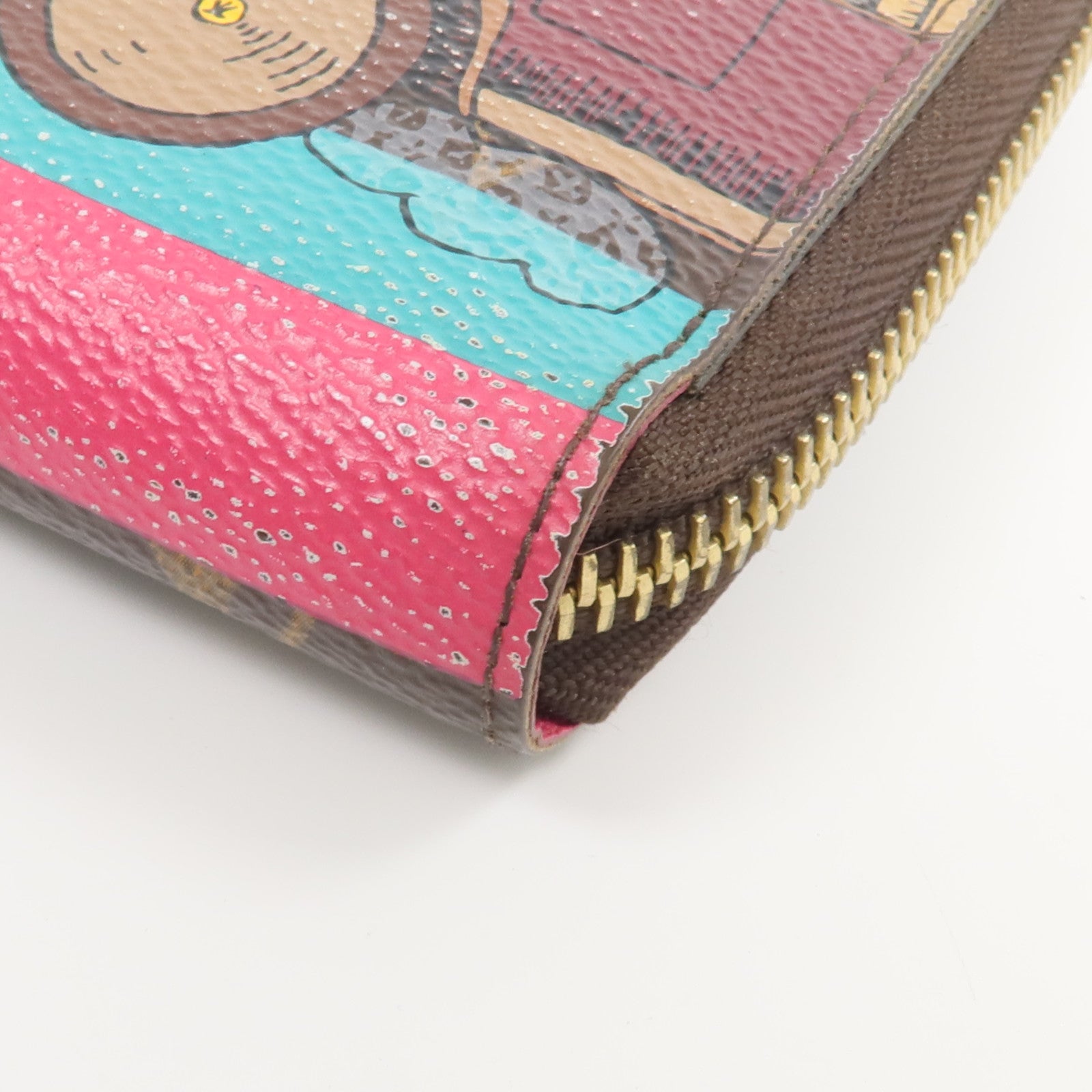 LOUIS VUITTON Monogram Illustre Evasion Zippy Wallet長錢包