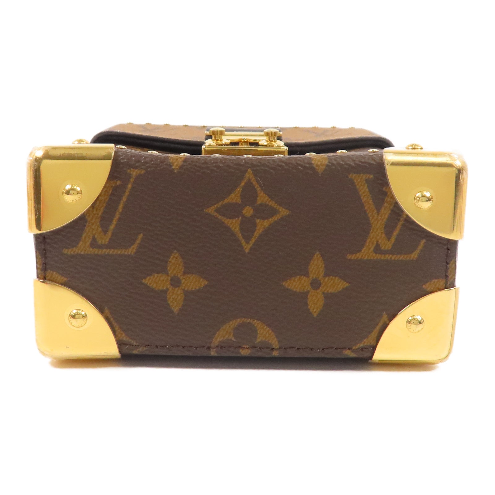 LOUIS VUITTON 【激減優惠】Monogram/Monogram Reverse Camera Box金扣鏈帶手挽肩背兩用袋