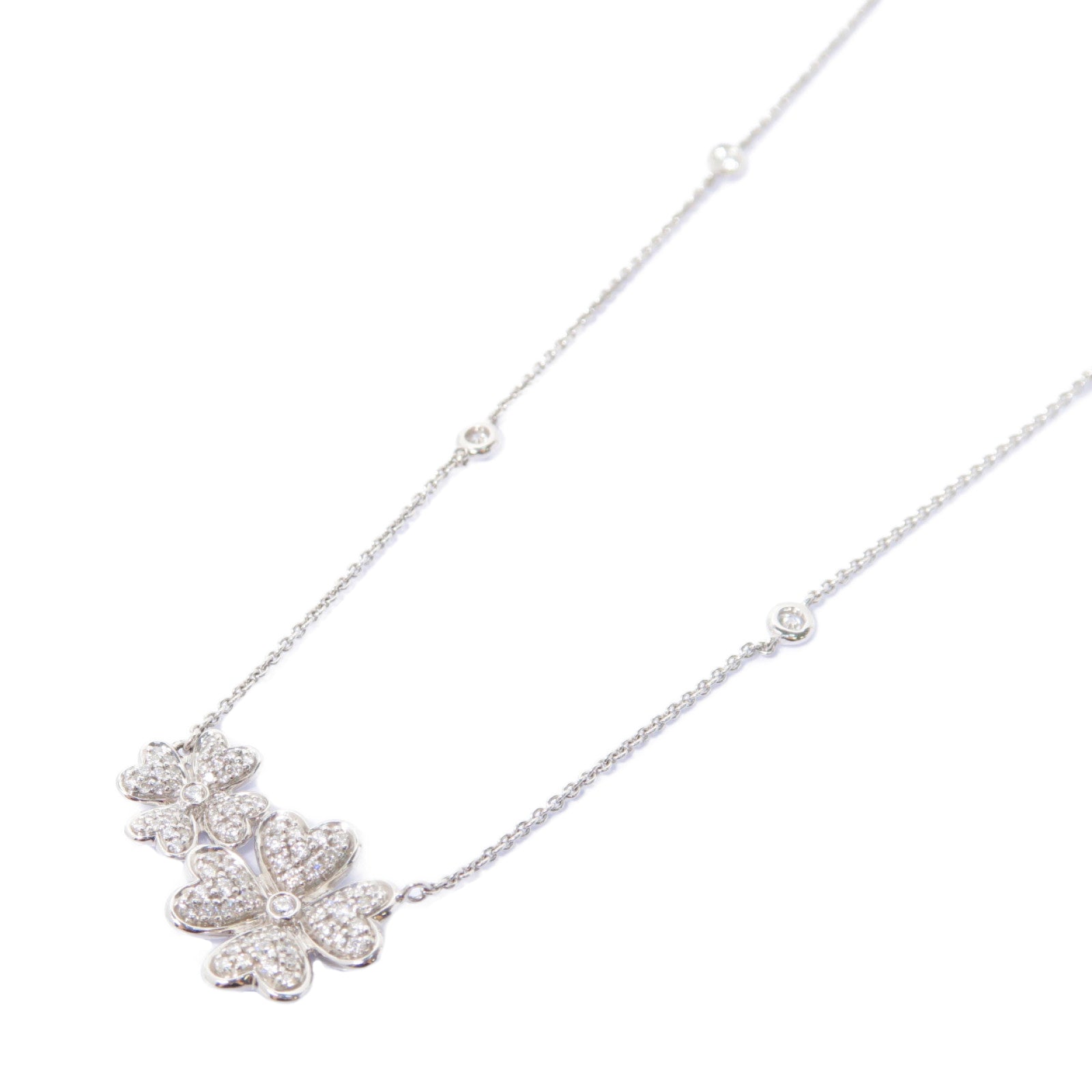 JEWELRY 18K白金Diamond Necklace鑽石項鍊