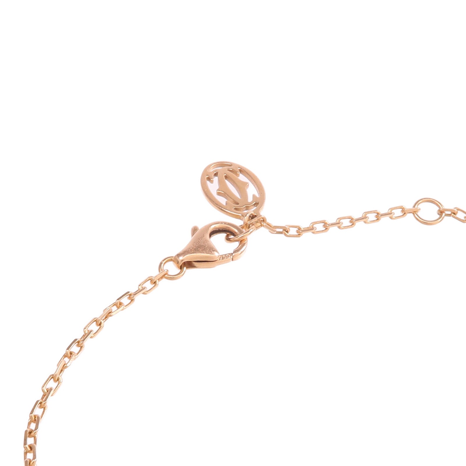 CARTIER 18K玫瑰金d'Amour Bracelet粉紅色藍寶石手鏈