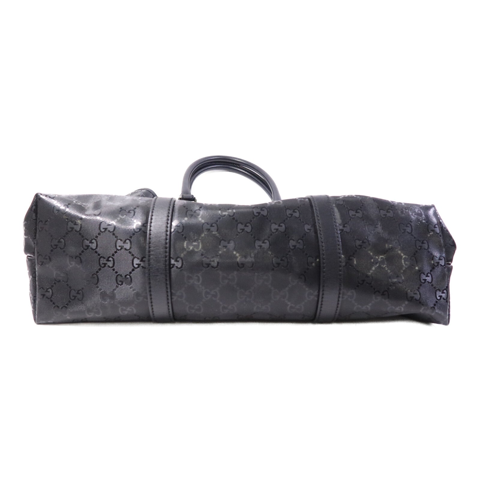 GUCCI 塗層帆布Hand Bag銀扣手挽袋