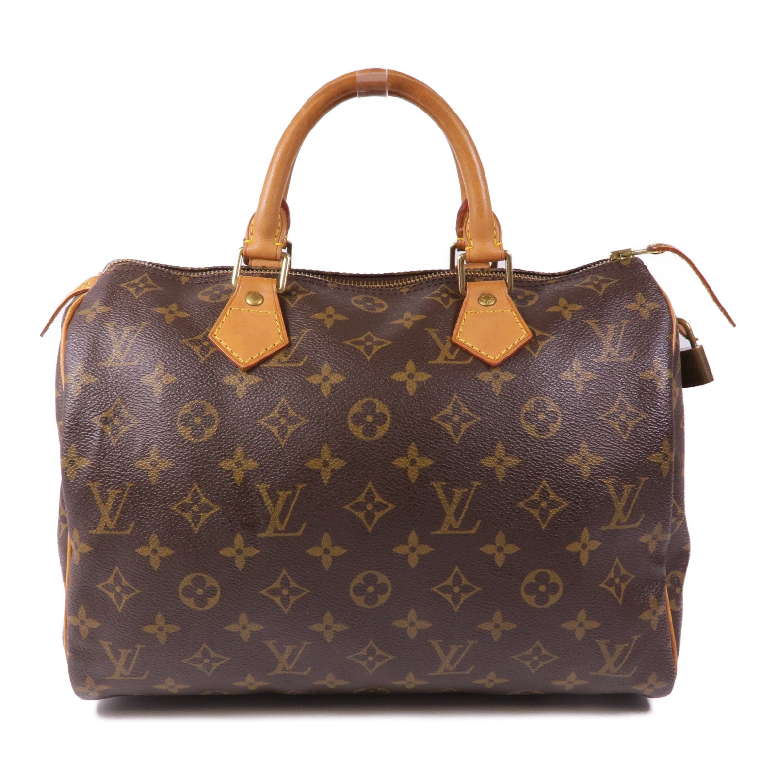 LOUIS VUITTON Monogram Speedy 30金扣手挽袋