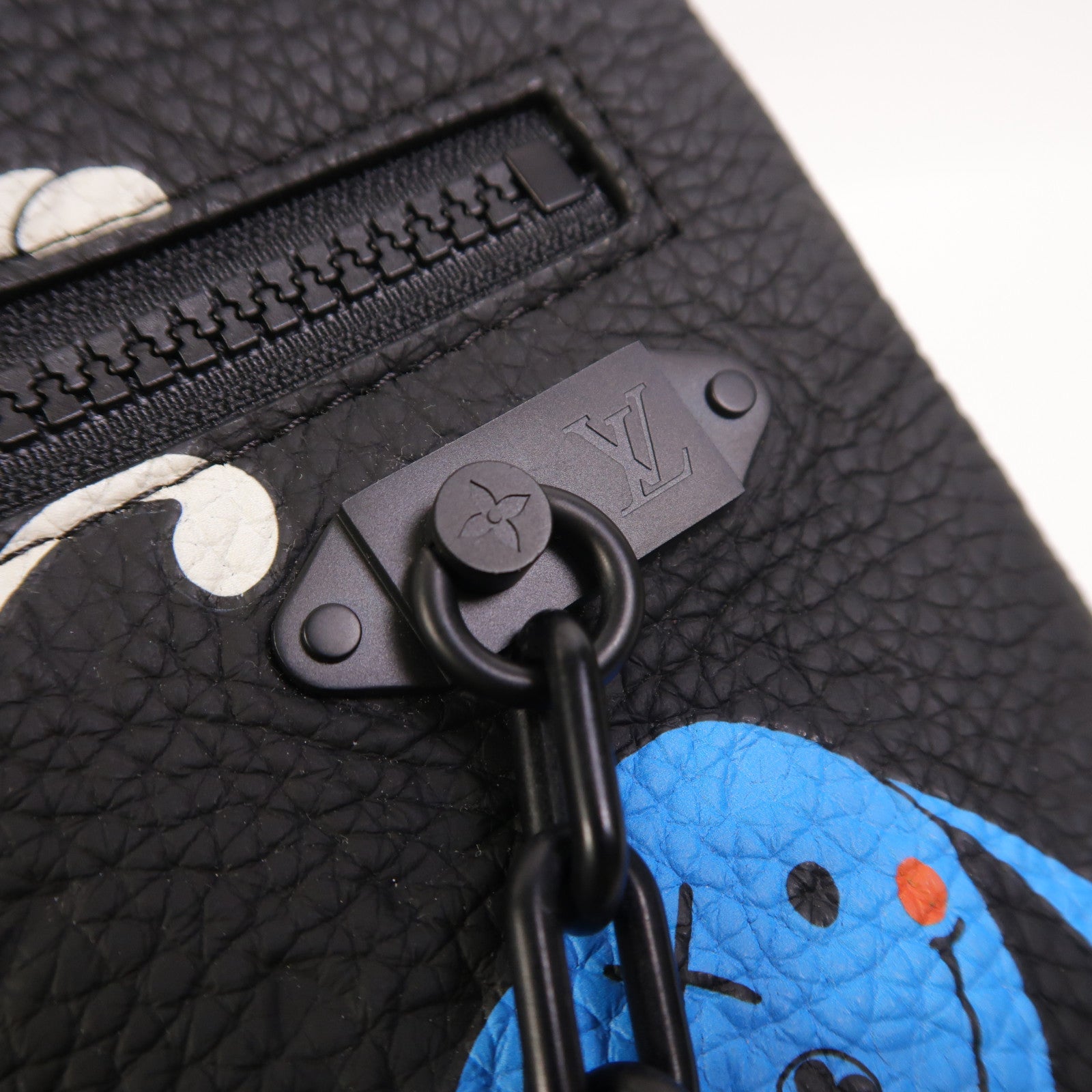 LOUIS VUITTON Monogram Taurillon Zoom With Friends A4 Pouch手拿包