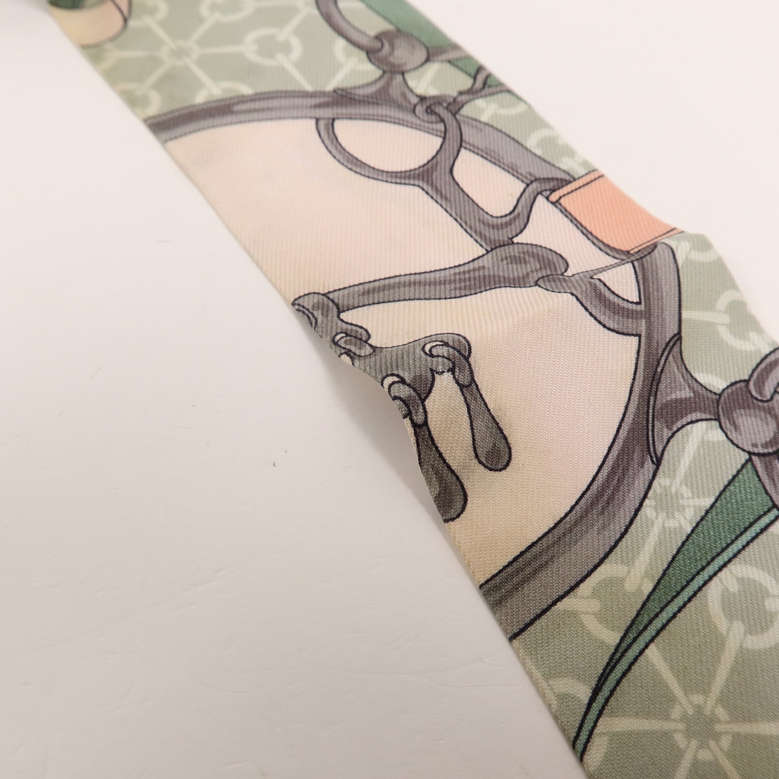 HERMES 絲質Twilly絲巾