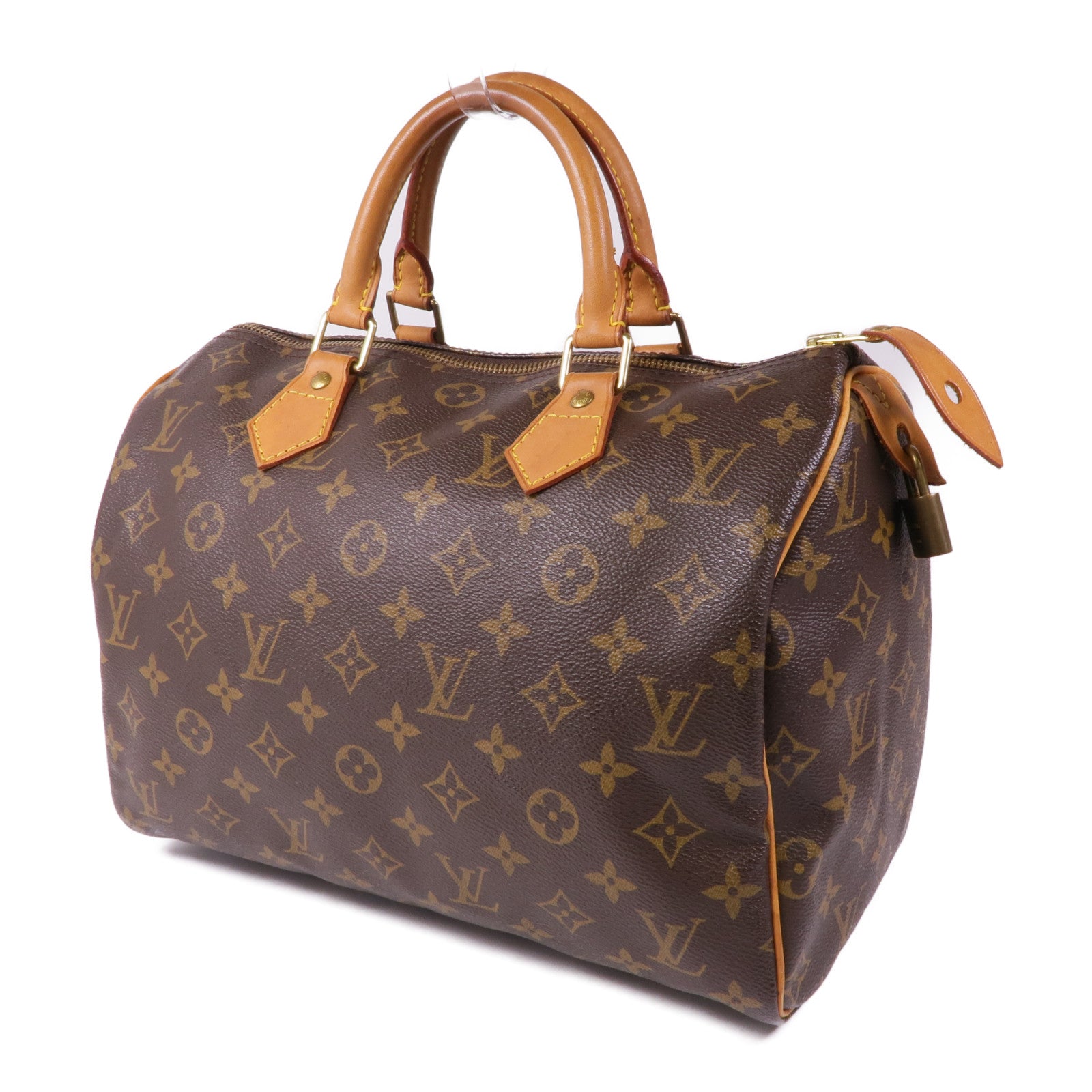 LOUIS VUITTON Monogram Speedy 30金扣手挽袋