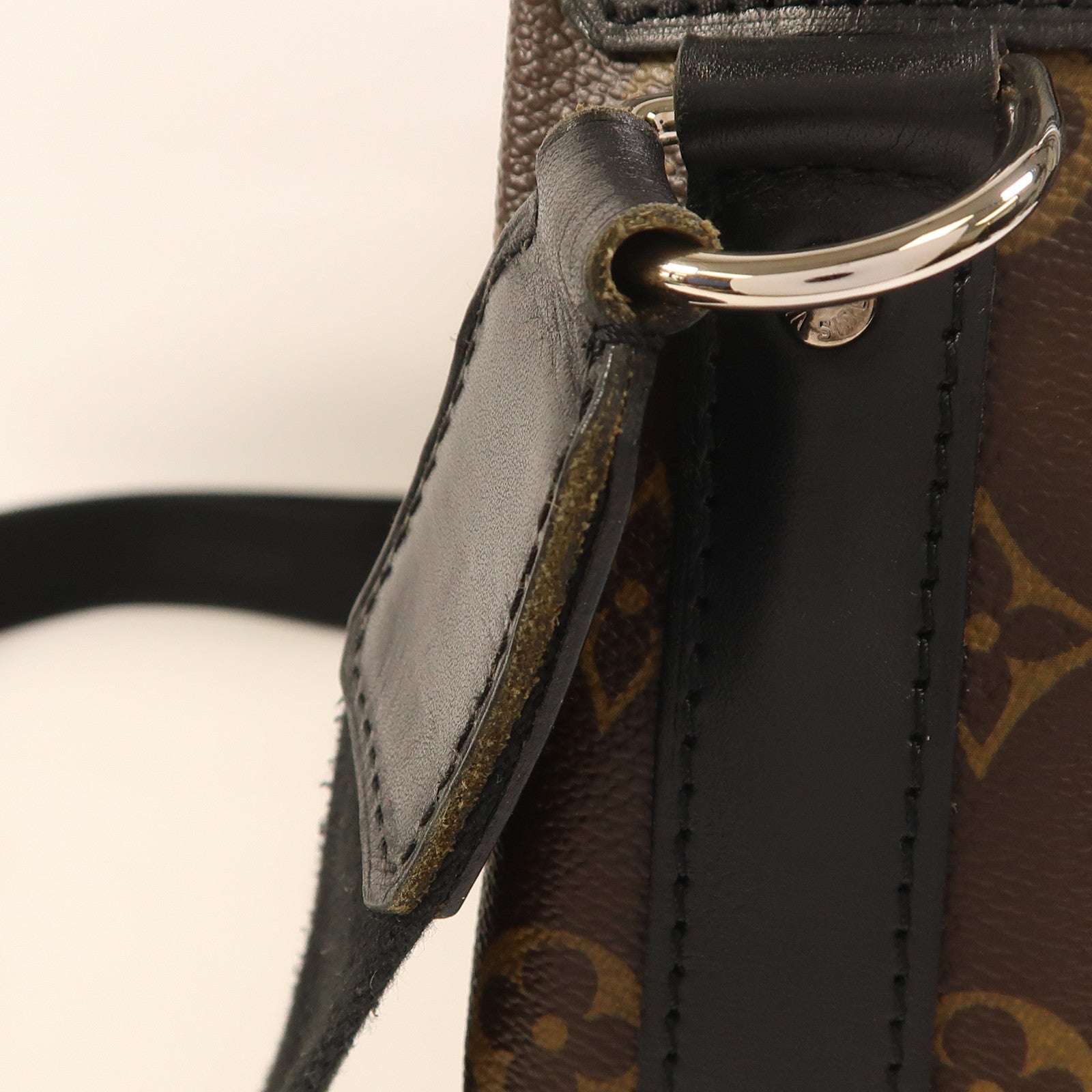 LOUIS VUITTON Monogram Macassar Torres銀扣肩背袋