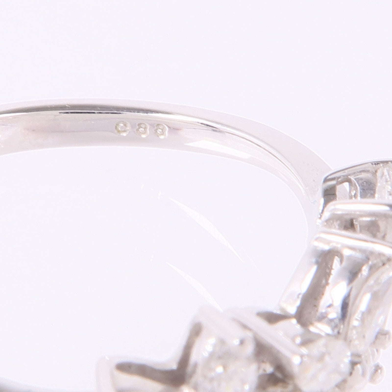 JEWELRY 18K白金Diamond Ring鑽石戒指US#6.5