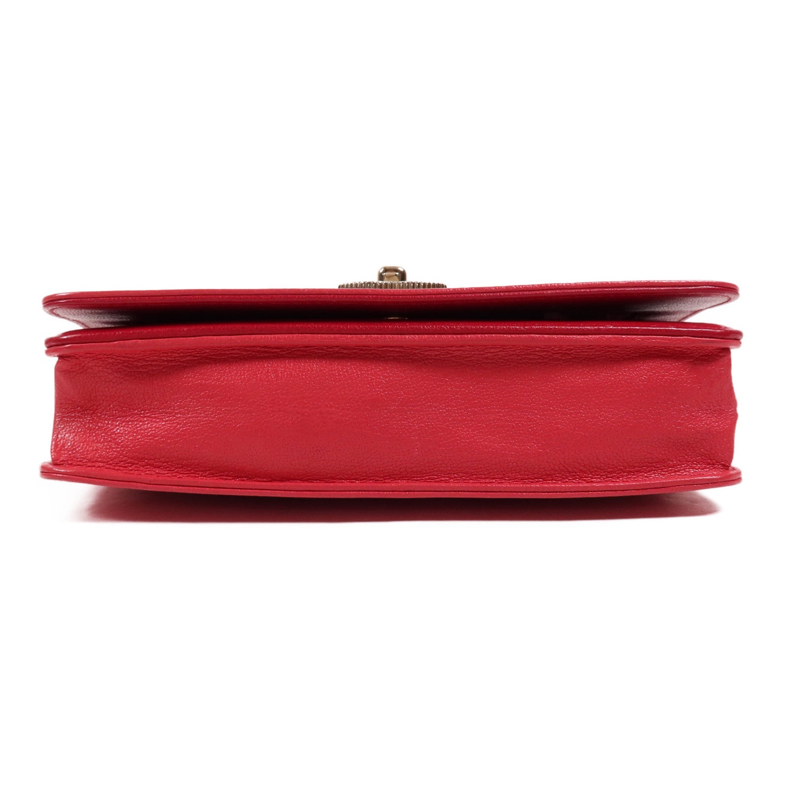 CHANEL 牛皮皮革WOC Wallet On Chain金扣鏈帶肩背袋