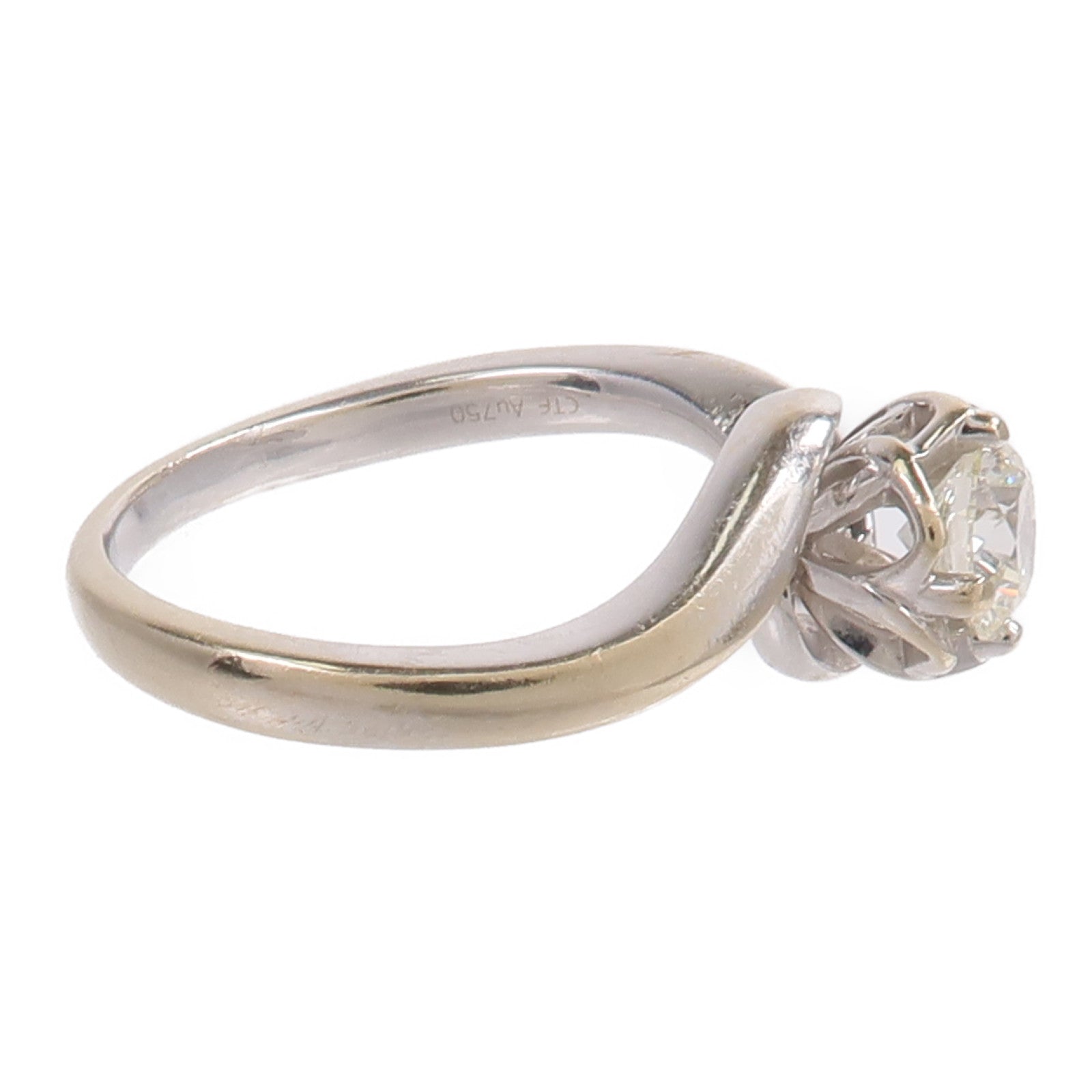 JEWELRY 18K白金Diamond Ring鑽石戒指