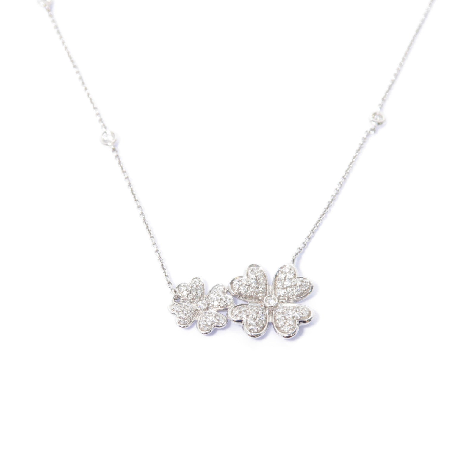 JEWELRY 18K白金Diamond Necklace鑽石項鍊