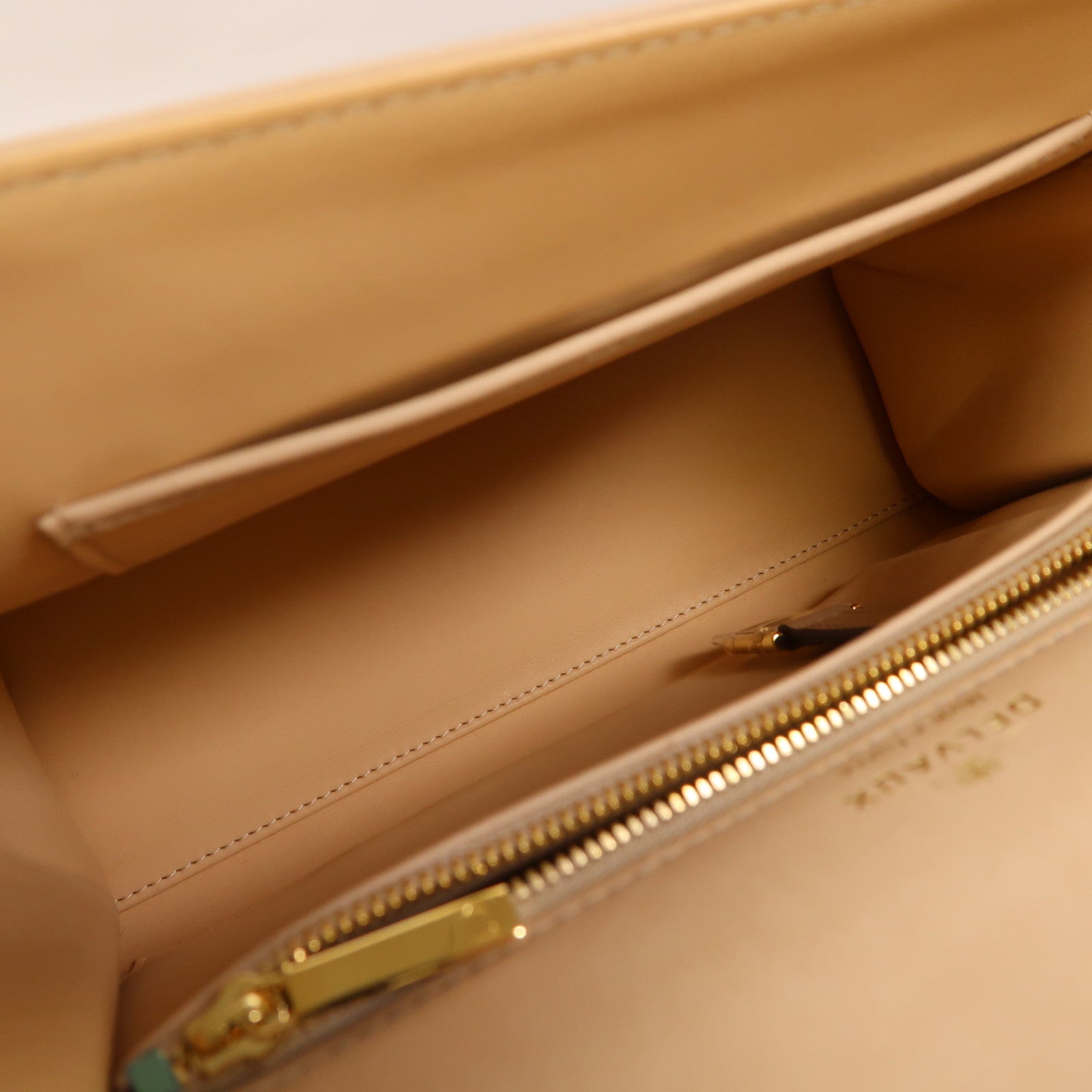 Delvaux 【激減優惠】牛皮皮革Tempete MM金扣手挽肩背兩用袋