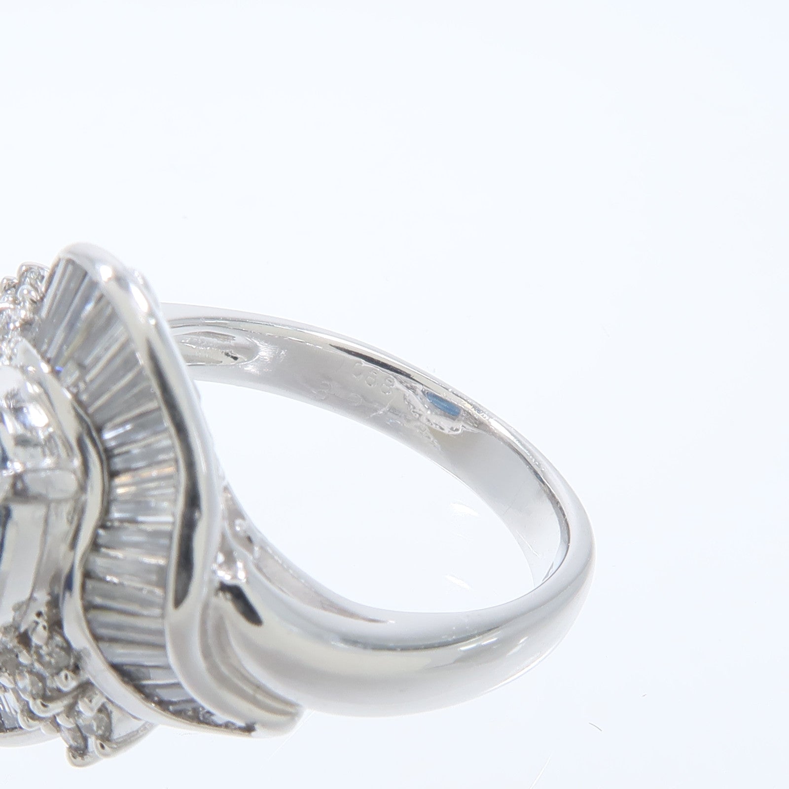 JEWELRY PT900鉑金Sapphire Diamond Ring藍寶石/鑽石