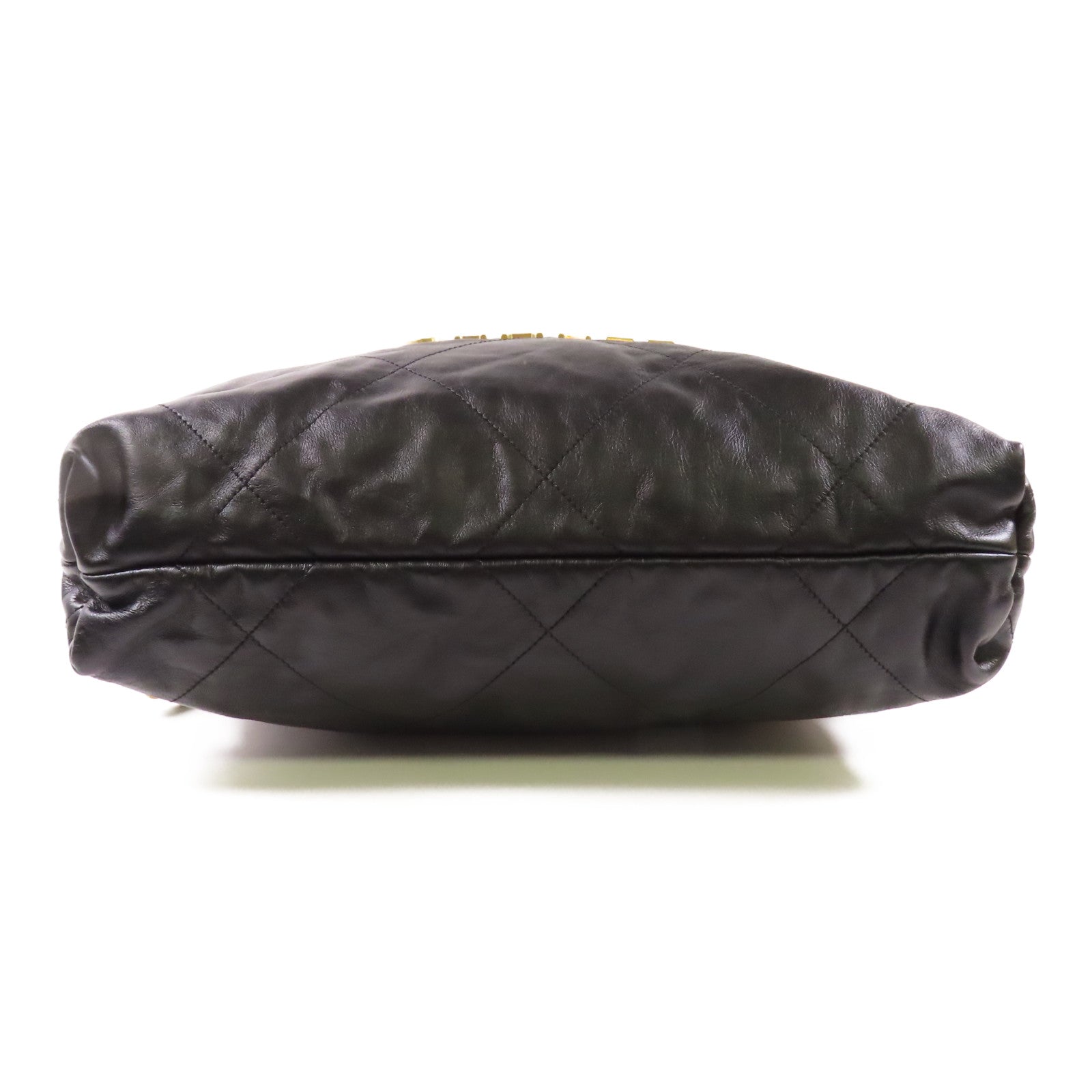 CHANEL GHW Chanel 22 Backpack Rucksack AS3859 Calfskin Leather Black