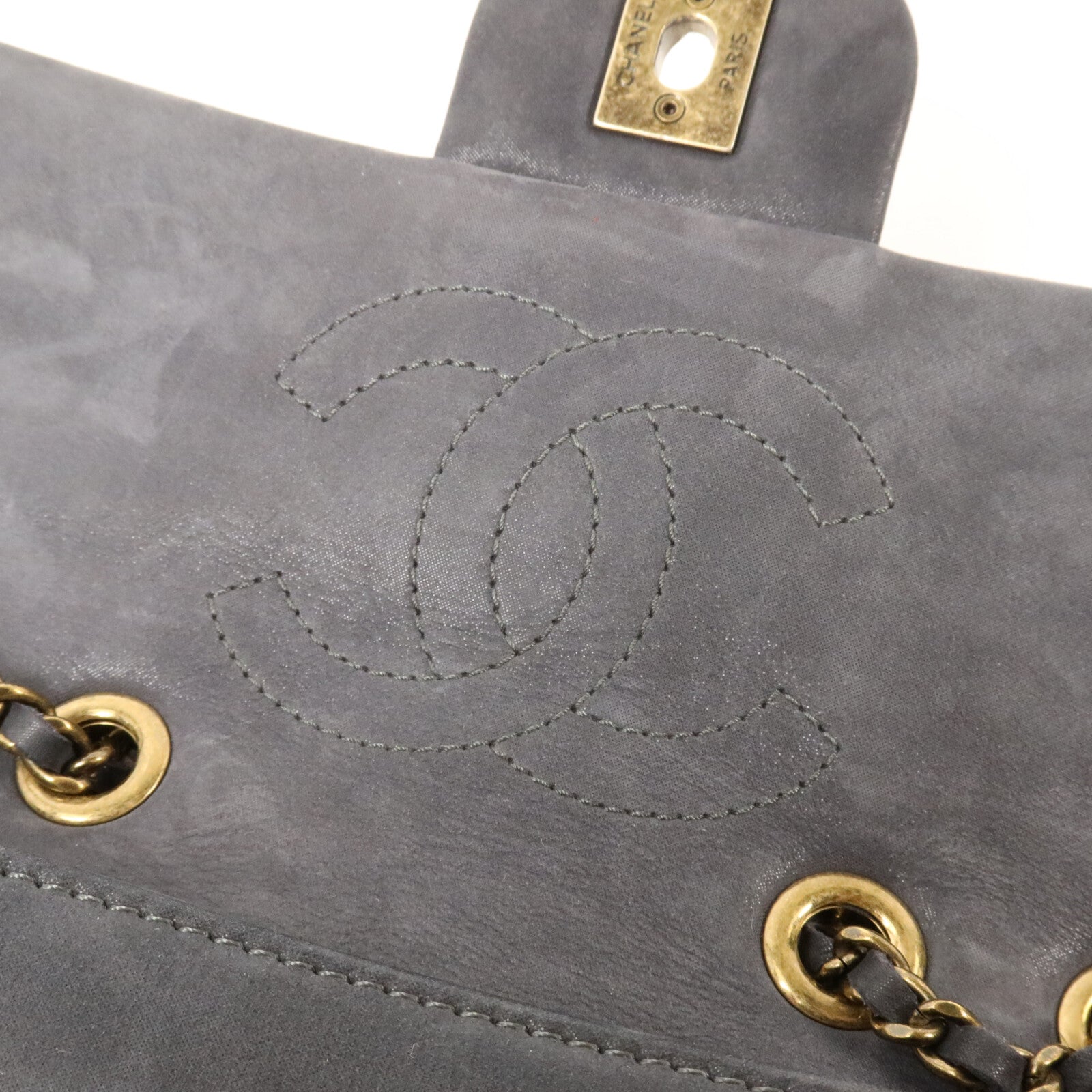 CHANEL 牛皮皮革Chain Shoulder Bag鏈帶肩背袋
