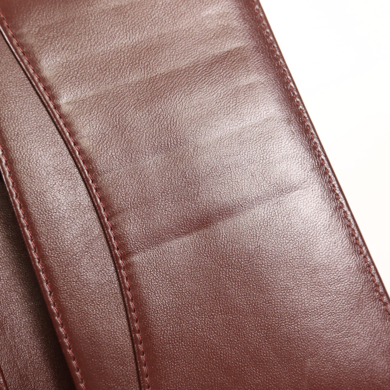 CHANEL 羊皮皮革Long Wallet銀扣長錢包