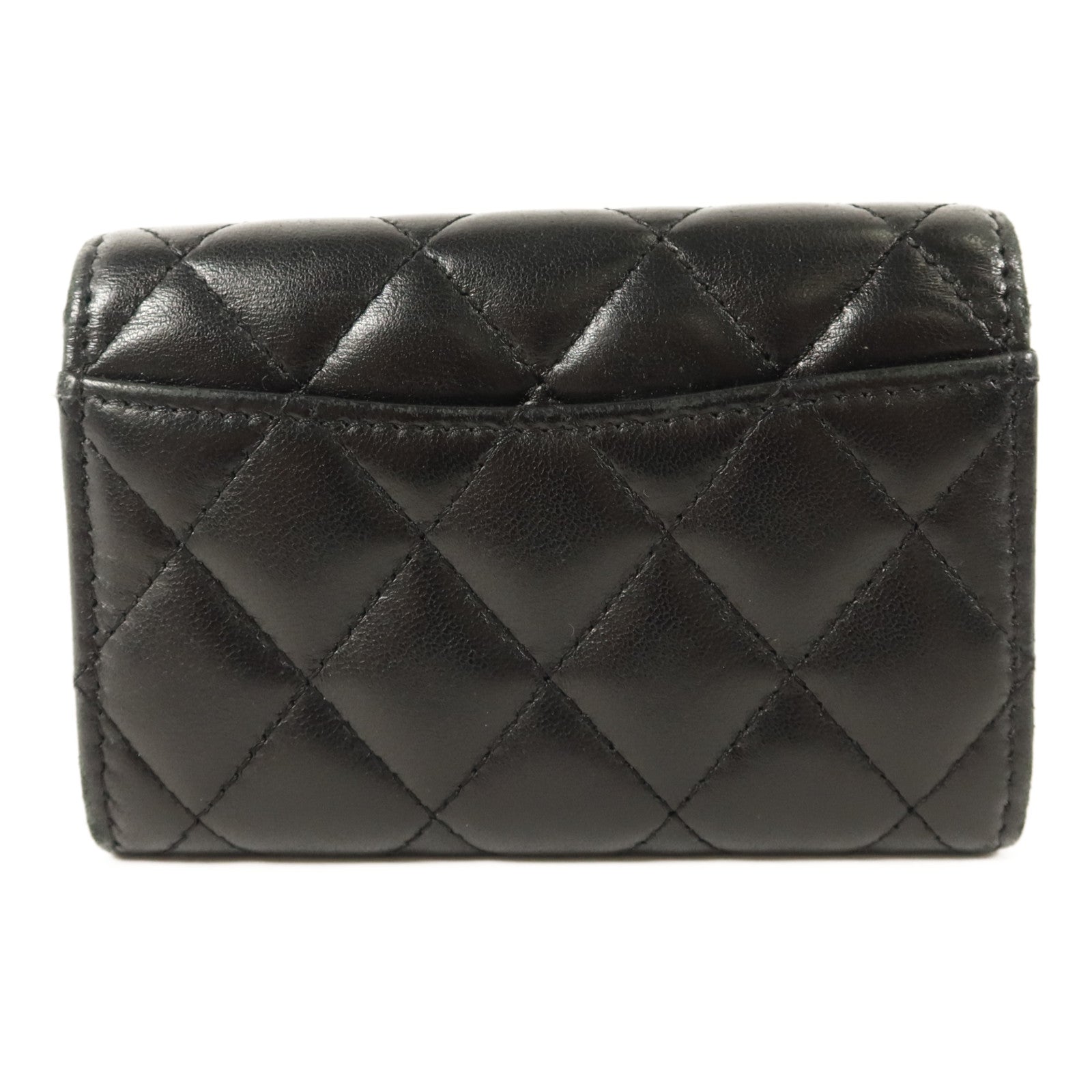 CHANEL 羊皮皮革Classic Card Holder金扣卡片套