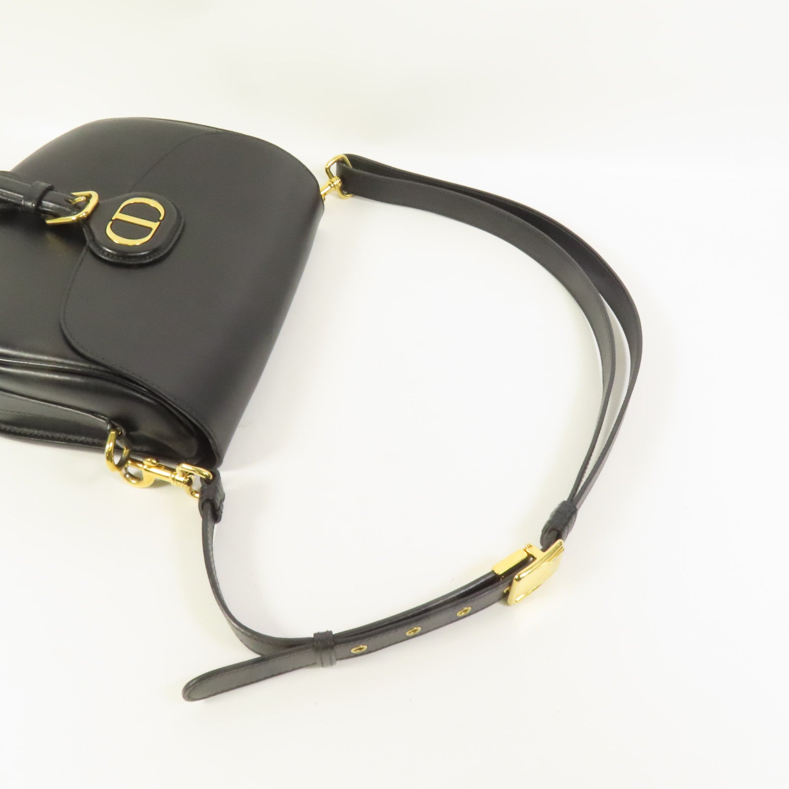 Dior 【激減優惠】牛皮皮革Bobby Bag Medium金扣肩背袋