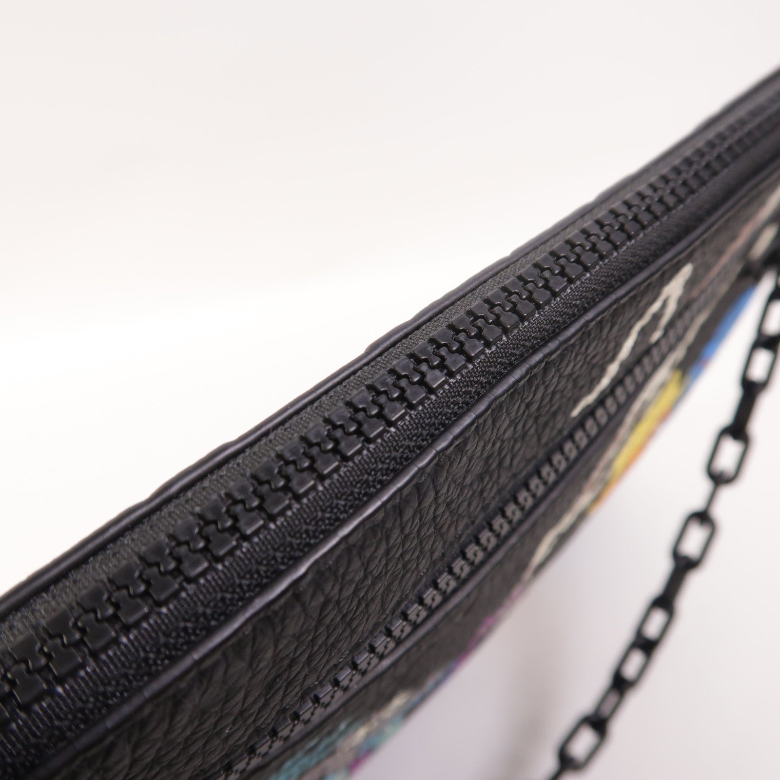 LOUIS VUITTON Monogram Taurillon Zoom With Friends A4 Pouch手拿包