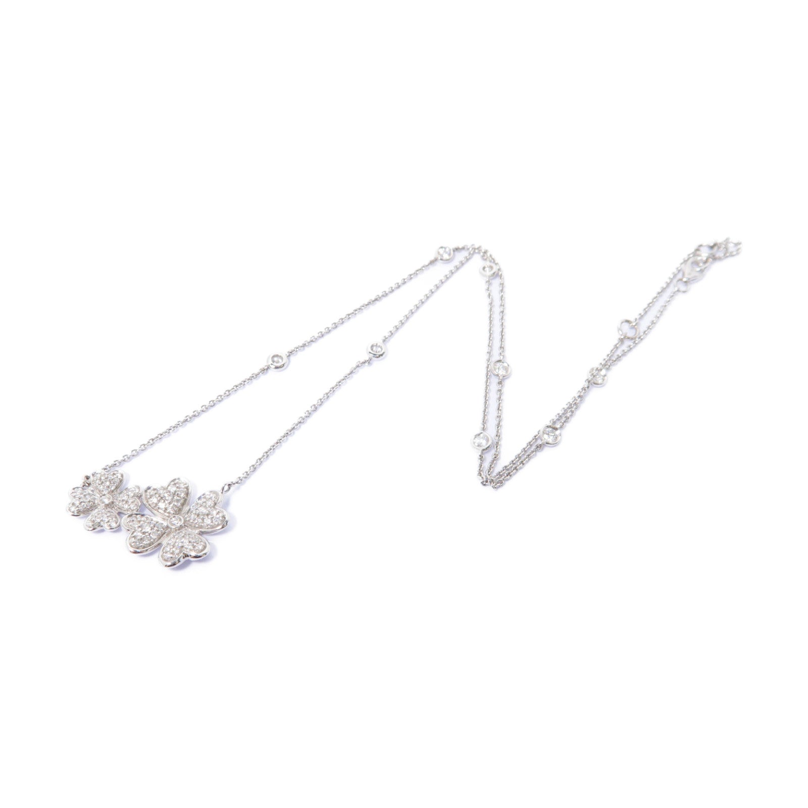 JEWELRY 18K白金Diamond Necklace鑽石項鍊
