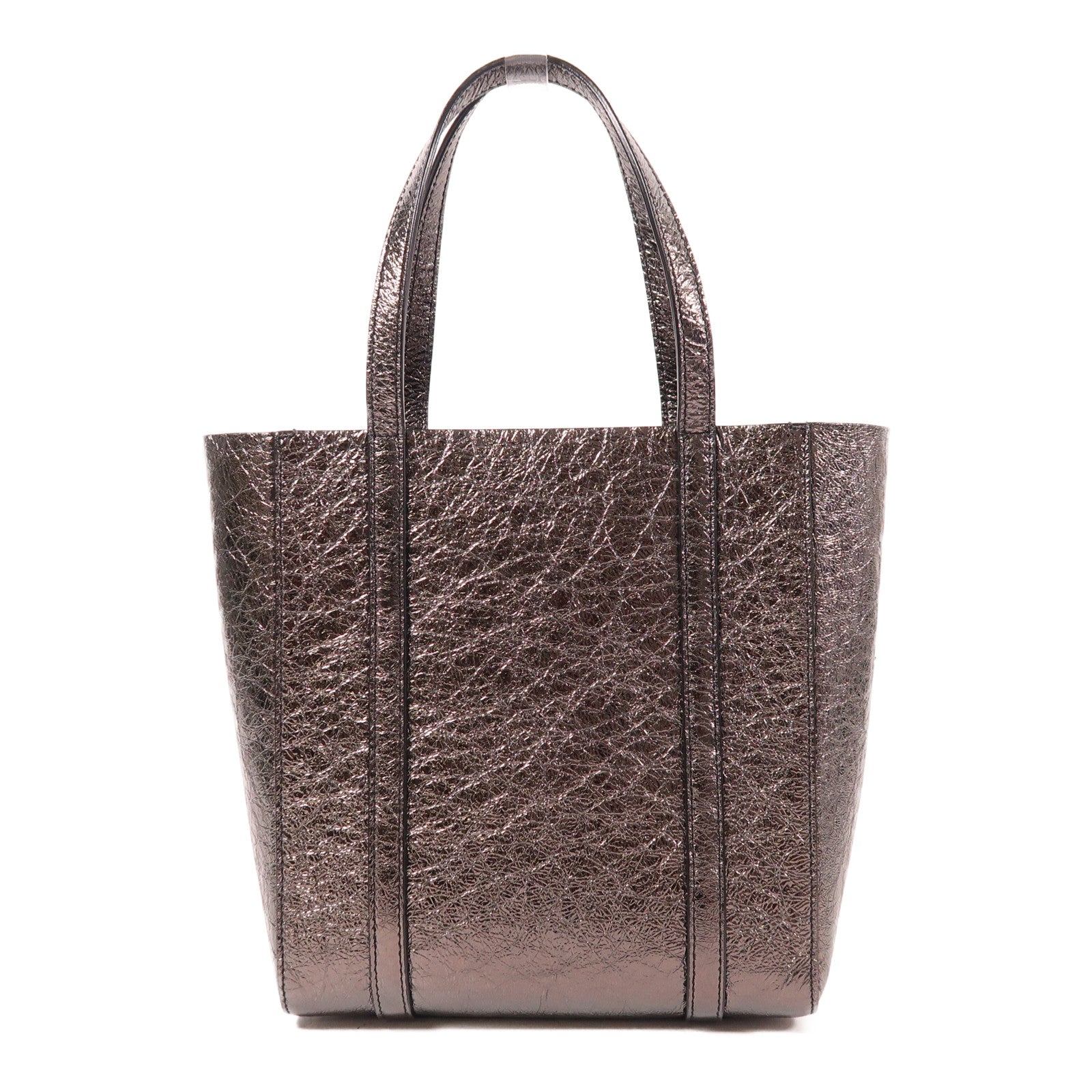 BALENCIAGA 皮革2 Way Shoulder Bag銀扣手挽肩背兩用袋