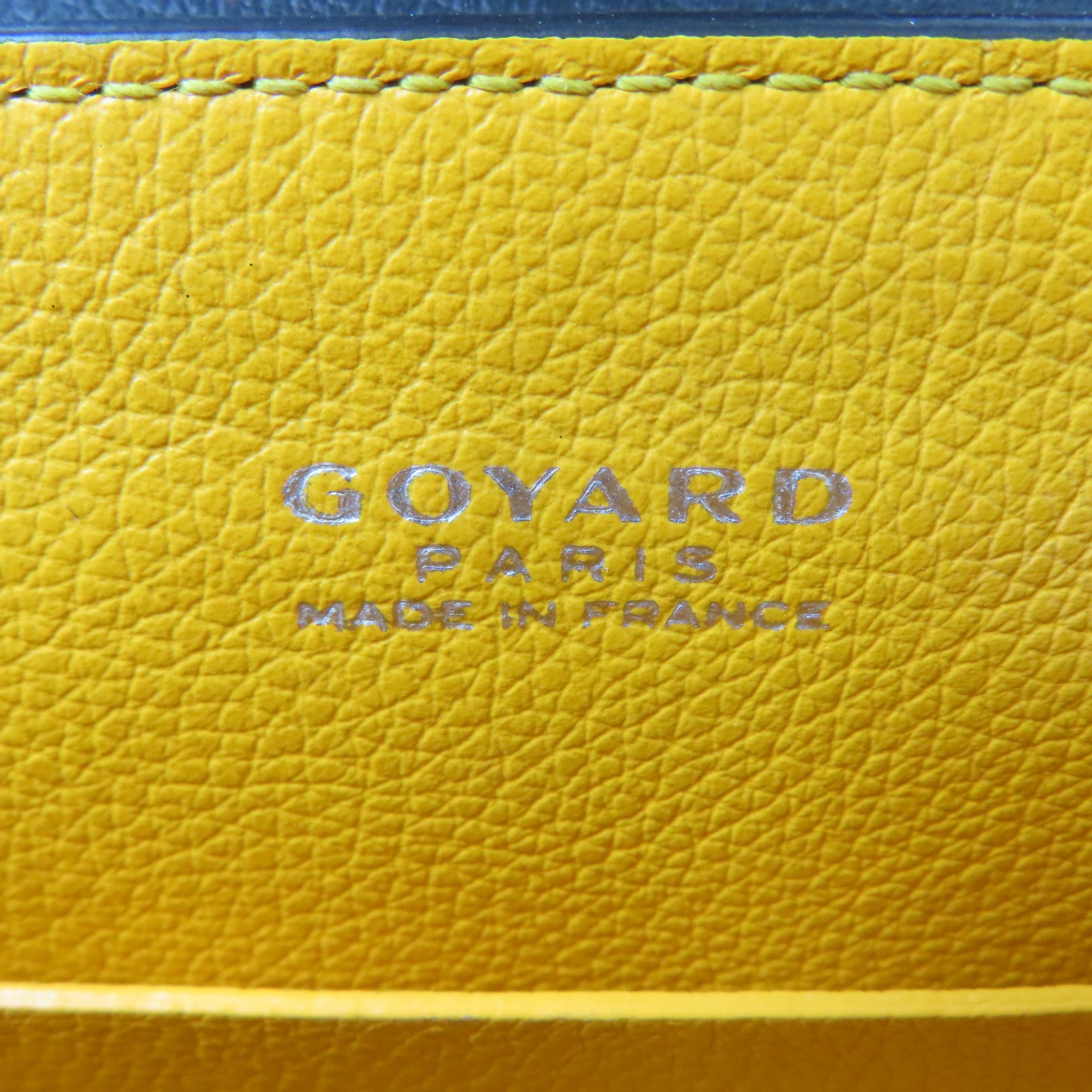 GOYARD 塗層帆布/皮革Saigon銀扣手挽肩背兩用袋黑色