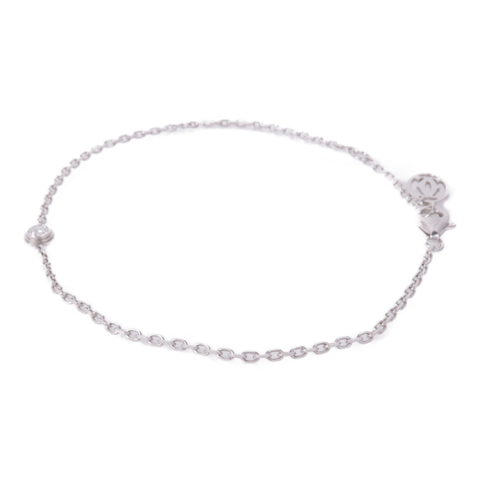 CARTIER 18K白金D Amour Diamond Bracelet鑽石手鏈