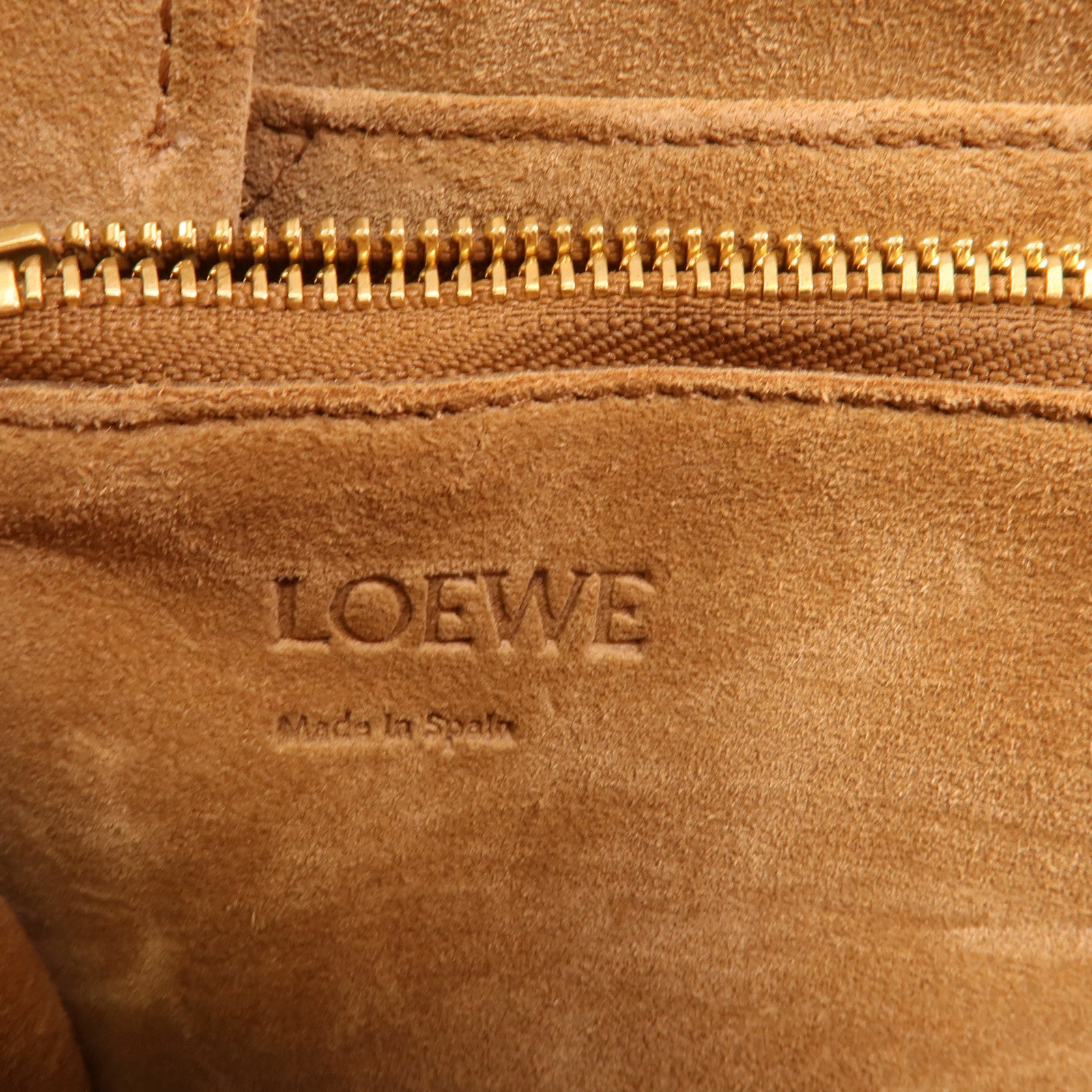 LOEWE 牛皮皮革Gate Top Handle手挽肩背兩用袋