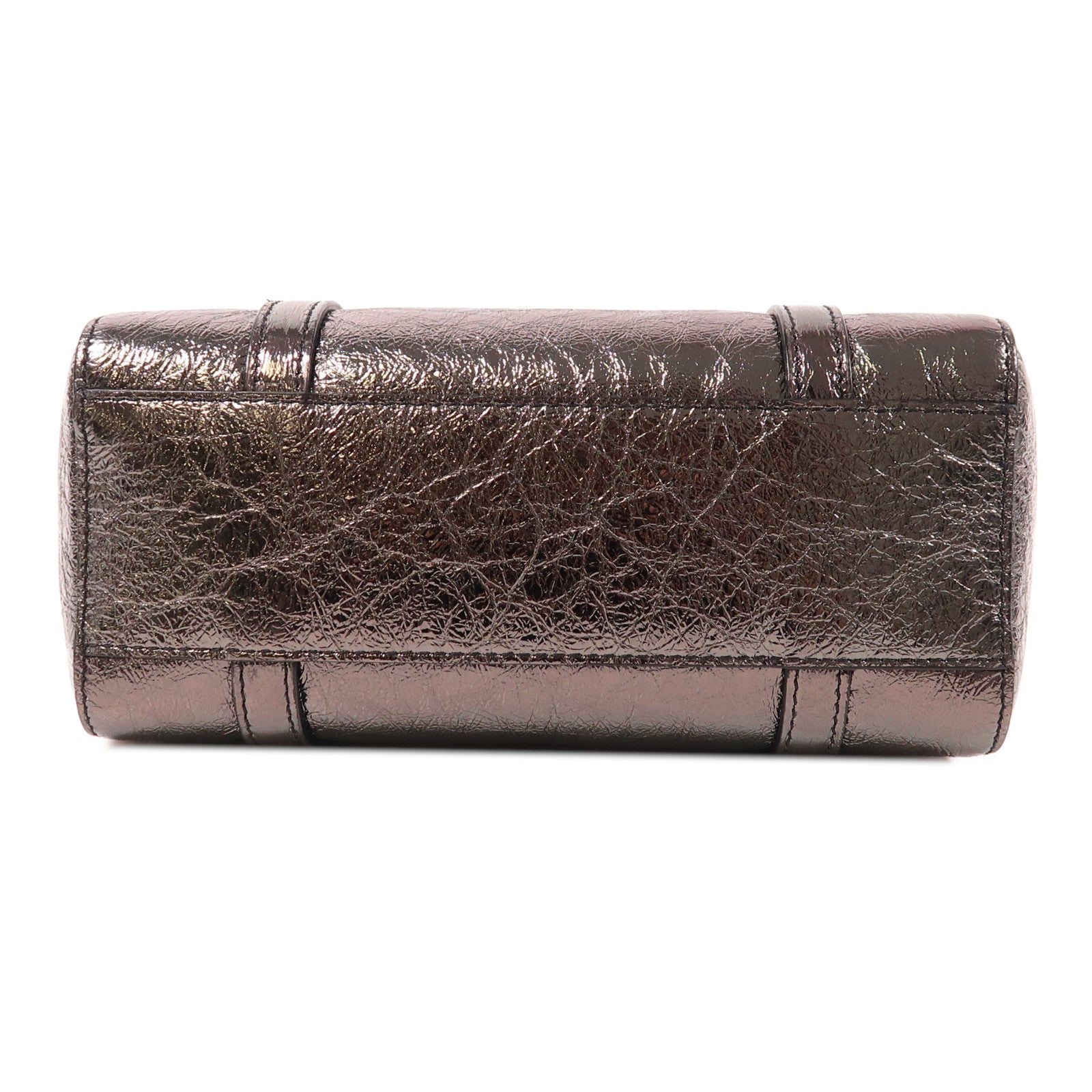 BALENCIAGA 皮革2 Way Shoulder Bag銀扣手挽肩背兩用袋