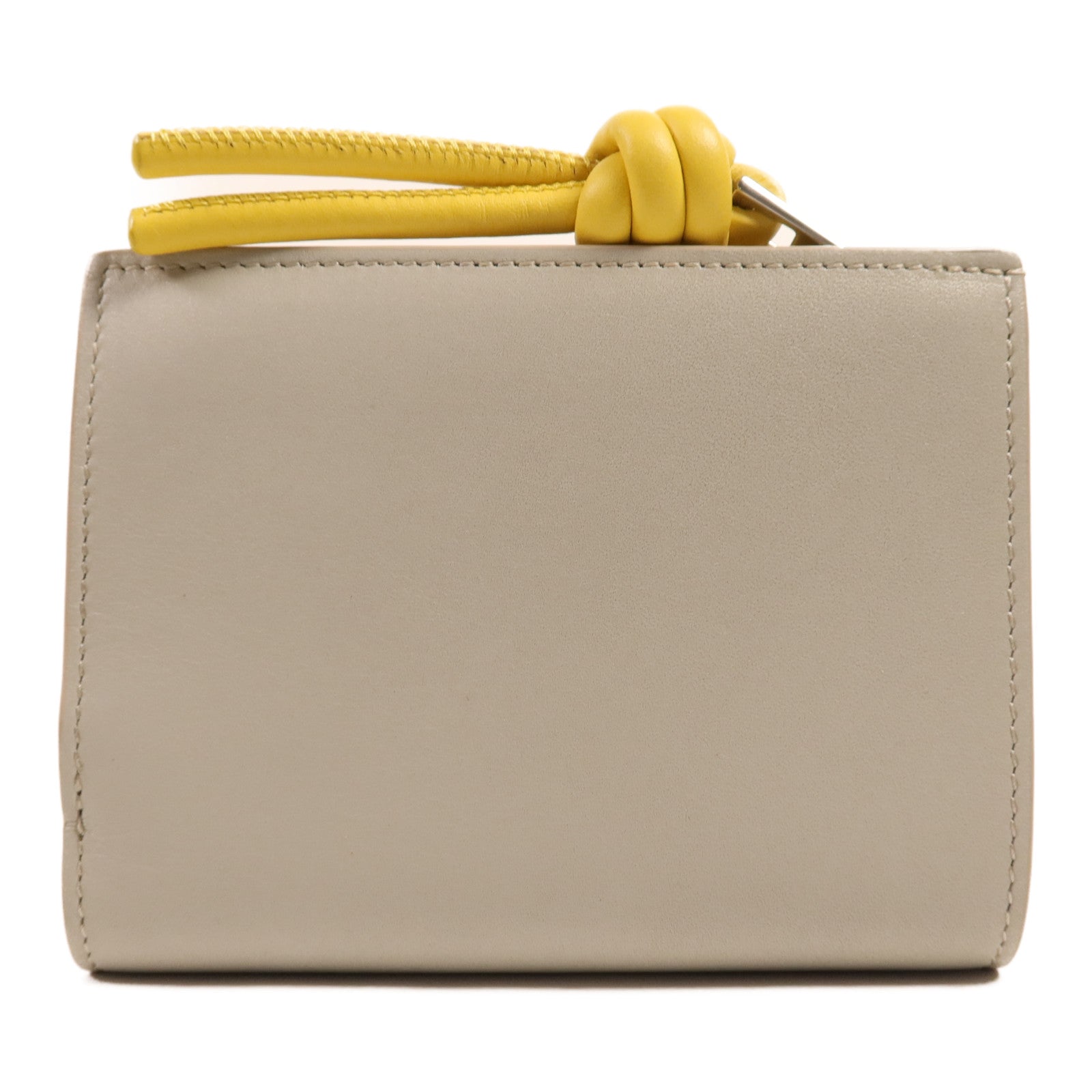 LOEWE 牛皮皮革Wallet銀扣錢包