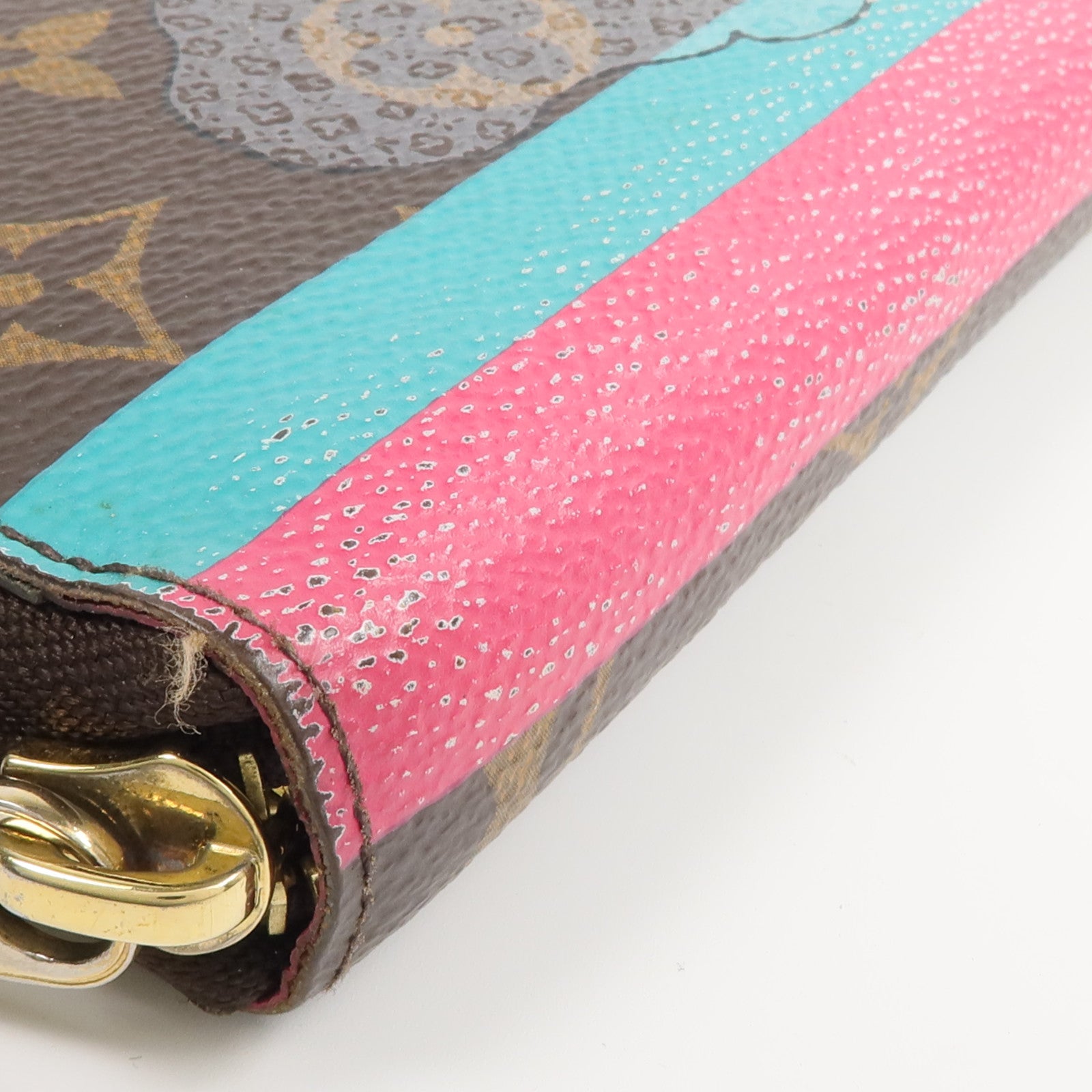LOUIS VUITTON Monogram Illustre Evasion Zippy Wallet長錢包