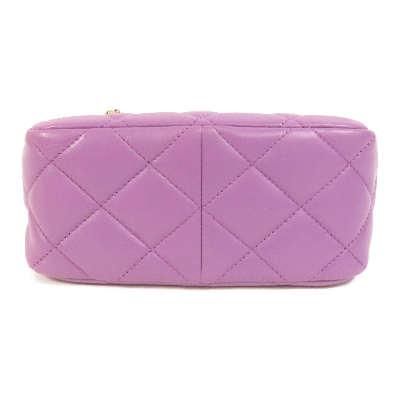 CHANEL 羊皮皮革Pick Me Up Hobo Bag金扣肩背袋