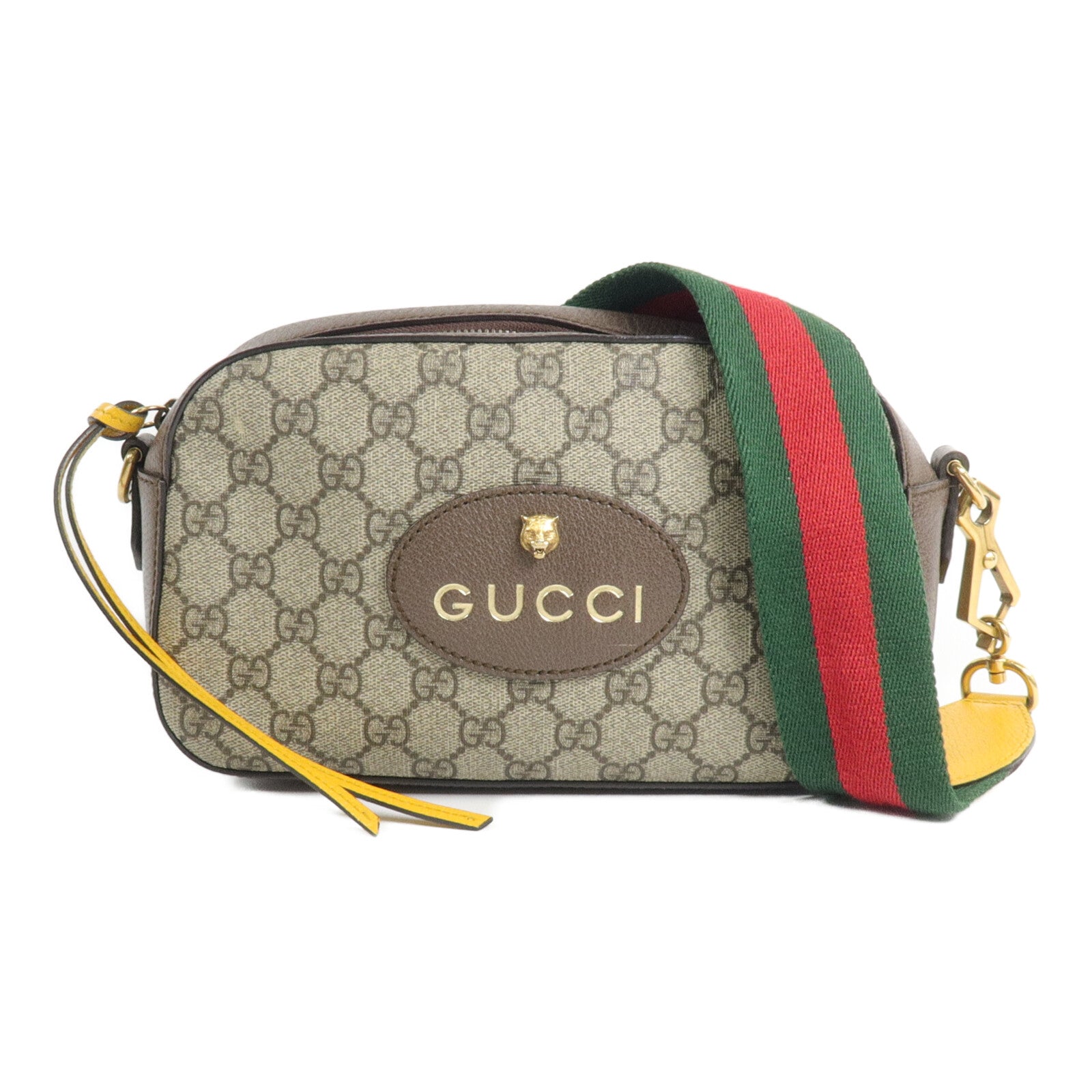 GUCCI 塗層帆布Neo Vintage GG Supreme肩背袋